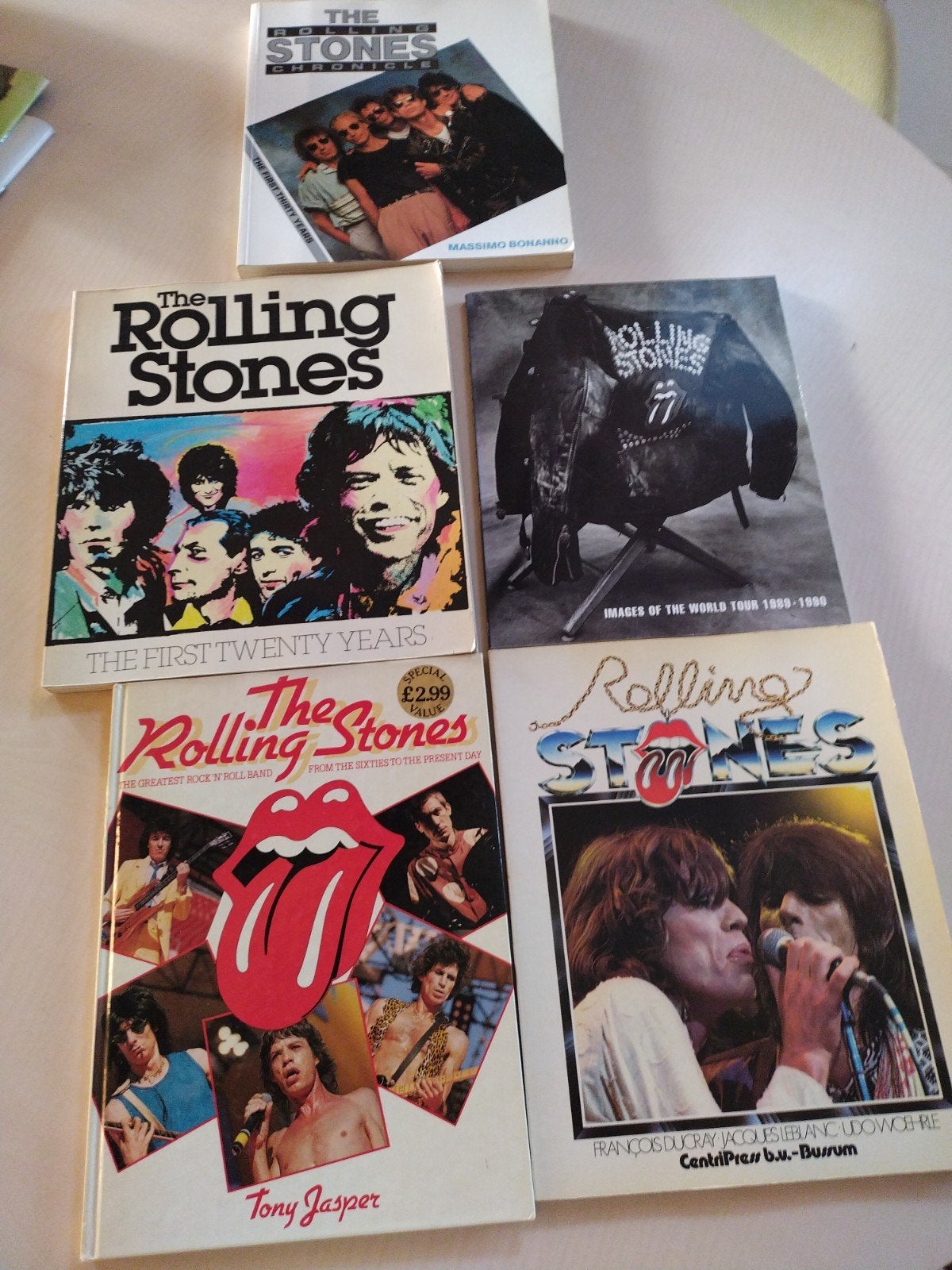 Rolling Stones fotoboeken 5 boeken, Ophalen of Verzenden, Gelezen, Artiest
