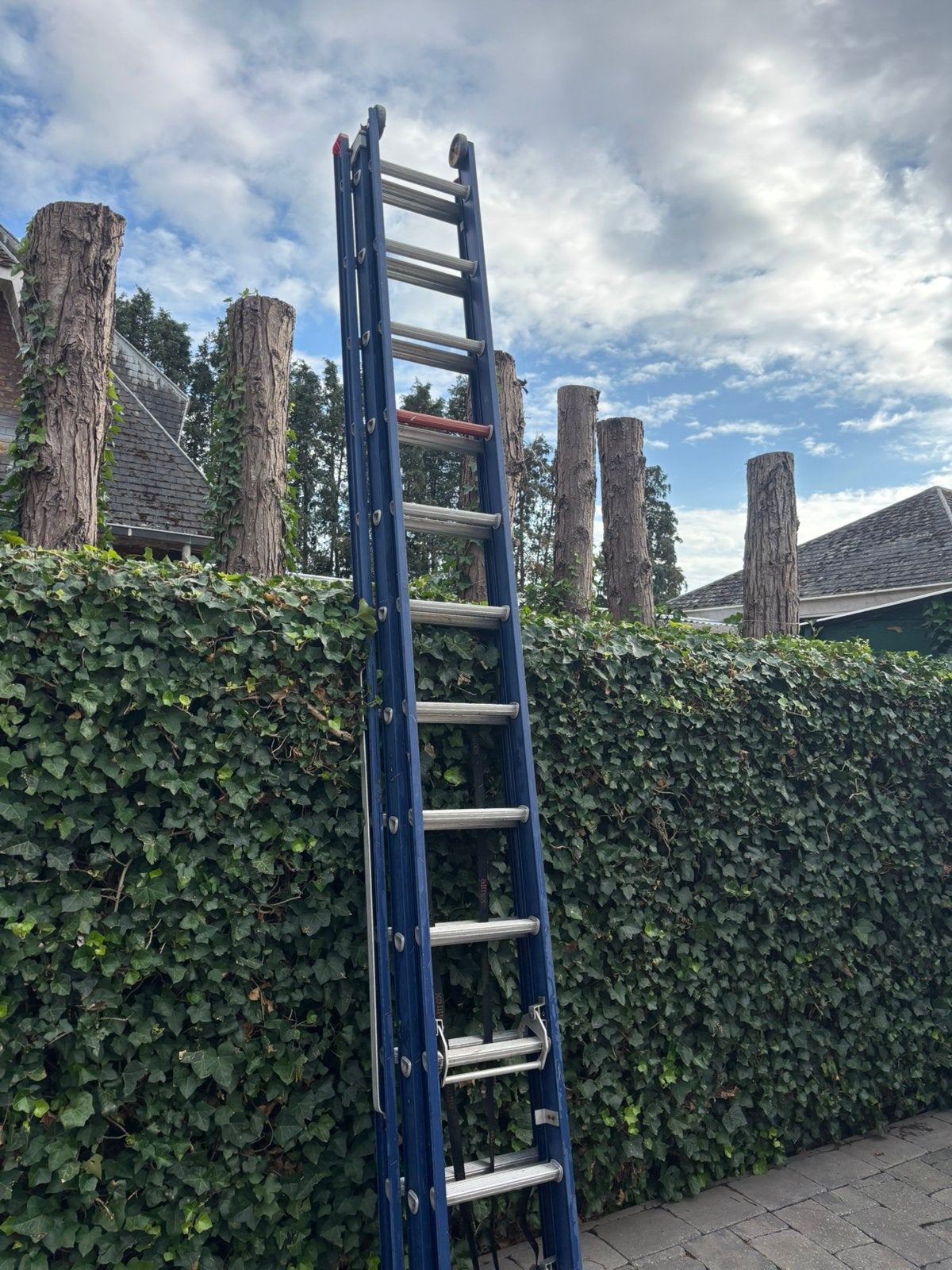 Altrex ladder, Doe-het-zelf en Verbouw, Ladders en Trappen, Ophalen, Zo goed als nieuw, Ladder, Opvouwbaar of Inschuifbaar