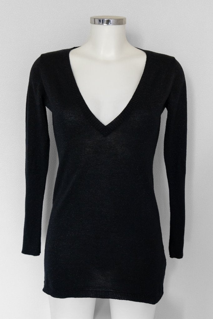 Fijn gebreide trui zwart maat S, Kleding | Dames, Truien en Vesten, Ophalen of Verzenden, Zo goed als nieuw, Maat 36 (S), Zwart
