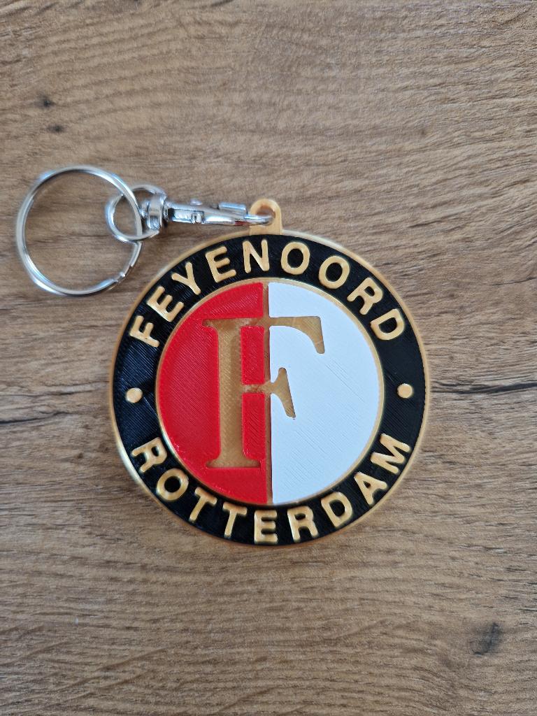 Unieke 3d Feyenoord sleutelhanger, Ophalen of Verzenden, Nieuw, Sport