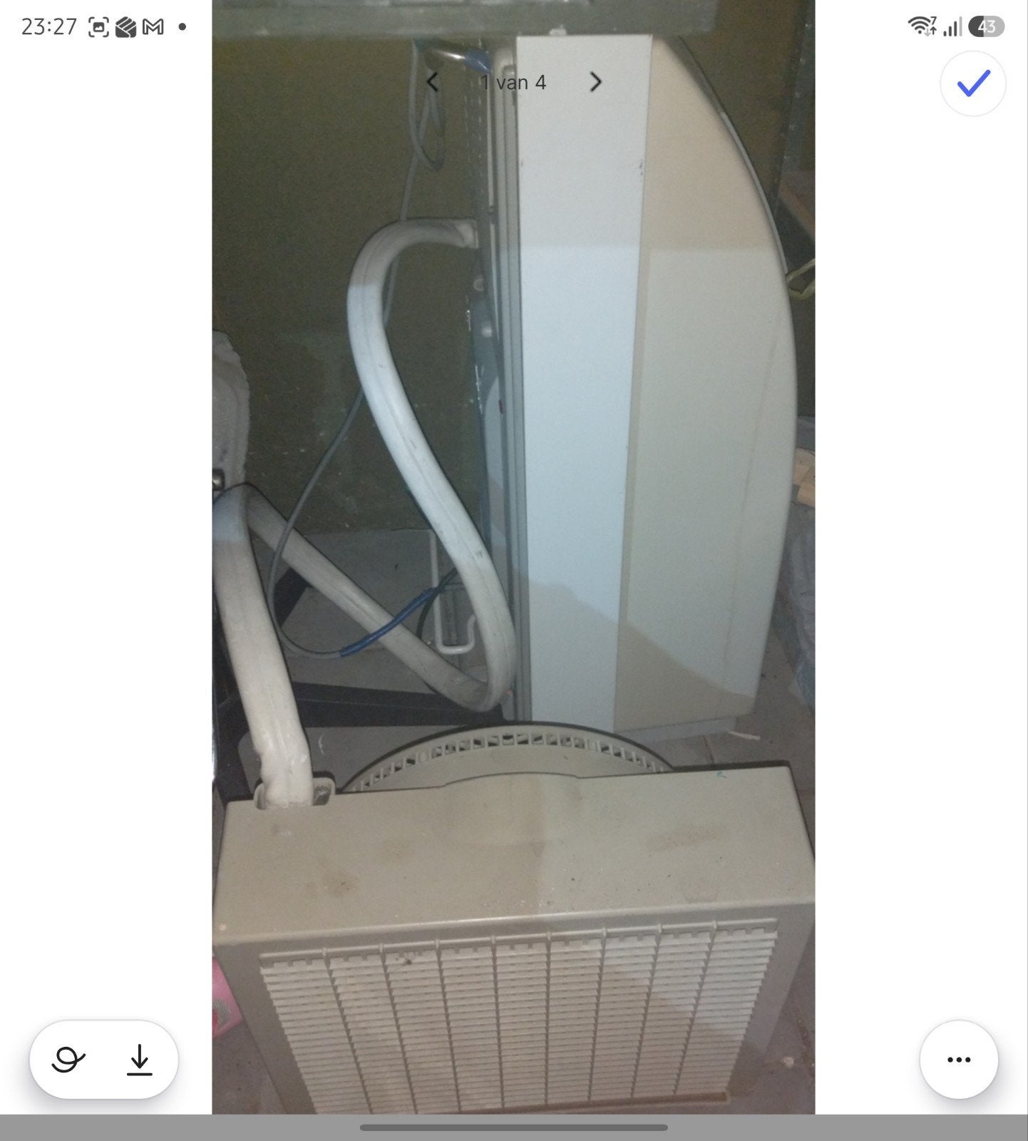 SPLENDID CLIMA 10 Mobiele split unit airco - zeer koud, Ophalen of Verzenden, Zo goed als nieuw, Mobiele airco, 3 snelheden of meer