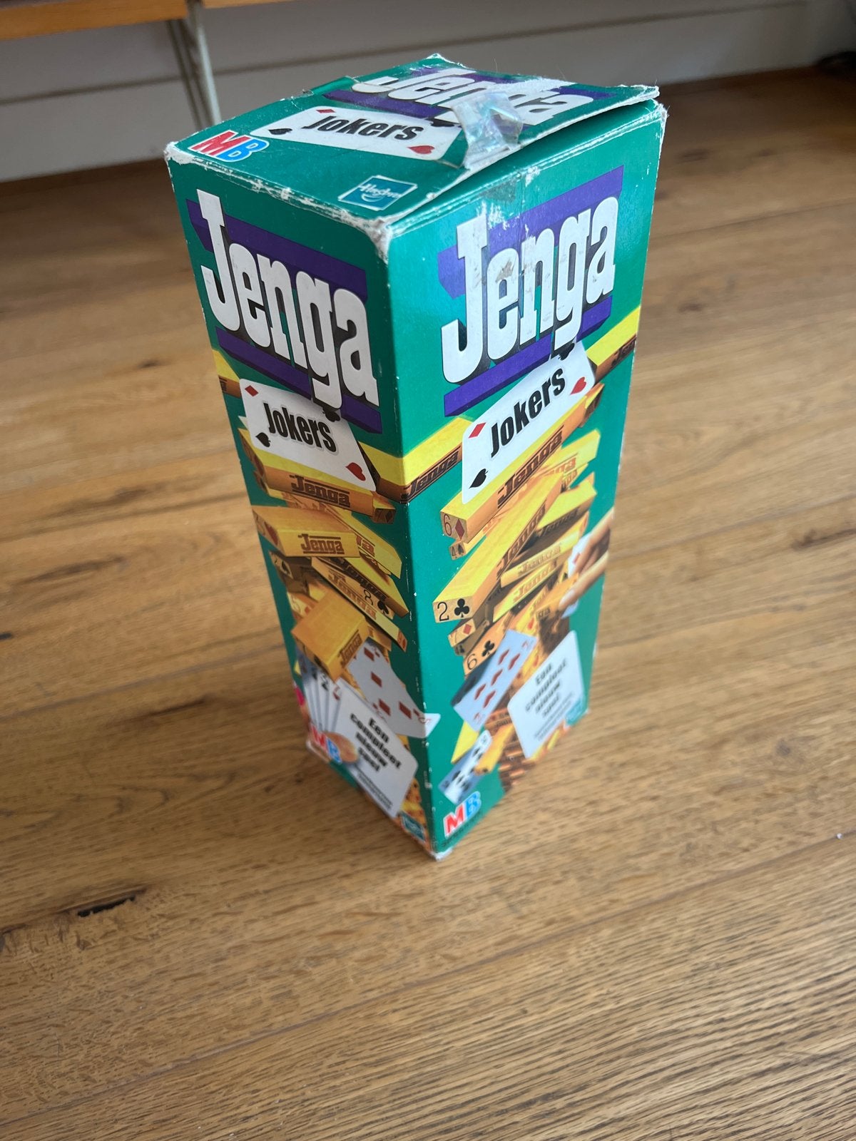 Jenga Jokers - Kaartspel in een torenvorm, Ophalen, Gebruikt