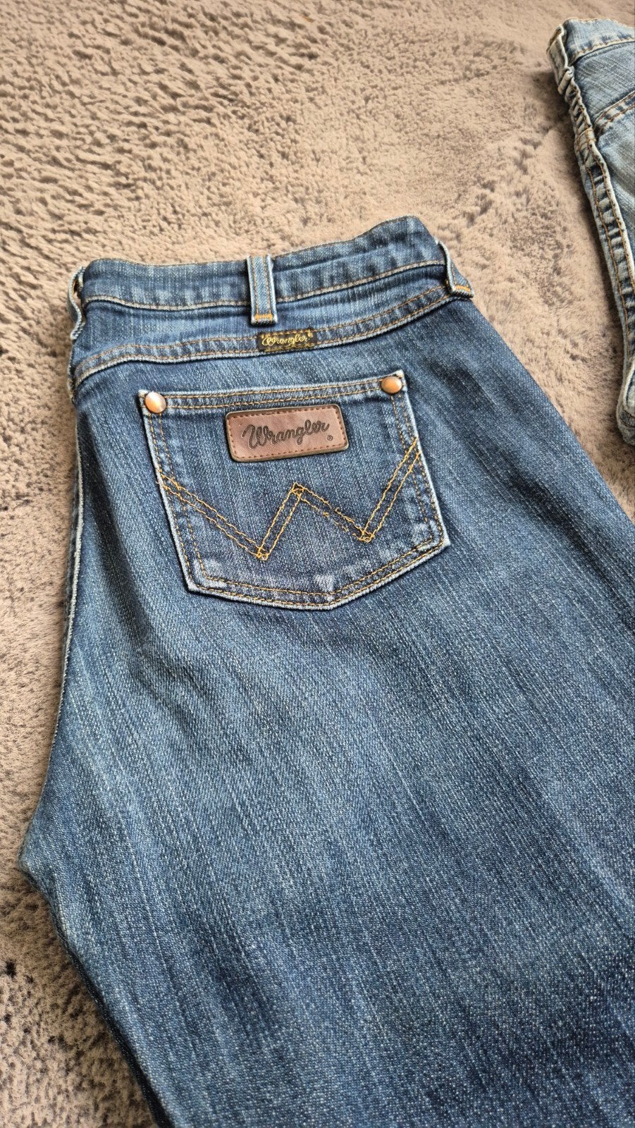 Wrangler Dames jeans Eve, Blauw, Zo goed als nieuw, W30 - W32 (confectie 38/40), Wrangler