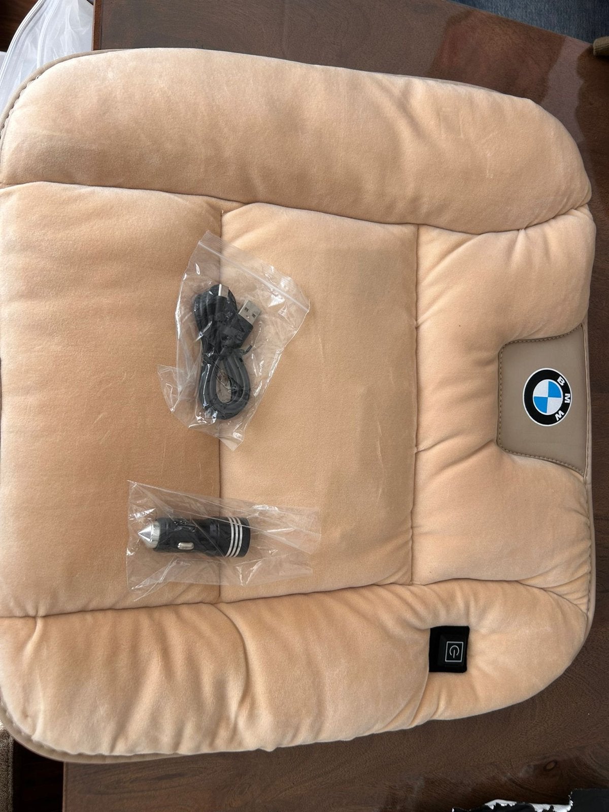 Verwarmd Autostoelkussen met BMW Logo - Nieuw!, Ophalen of Verzenden, Nieuw