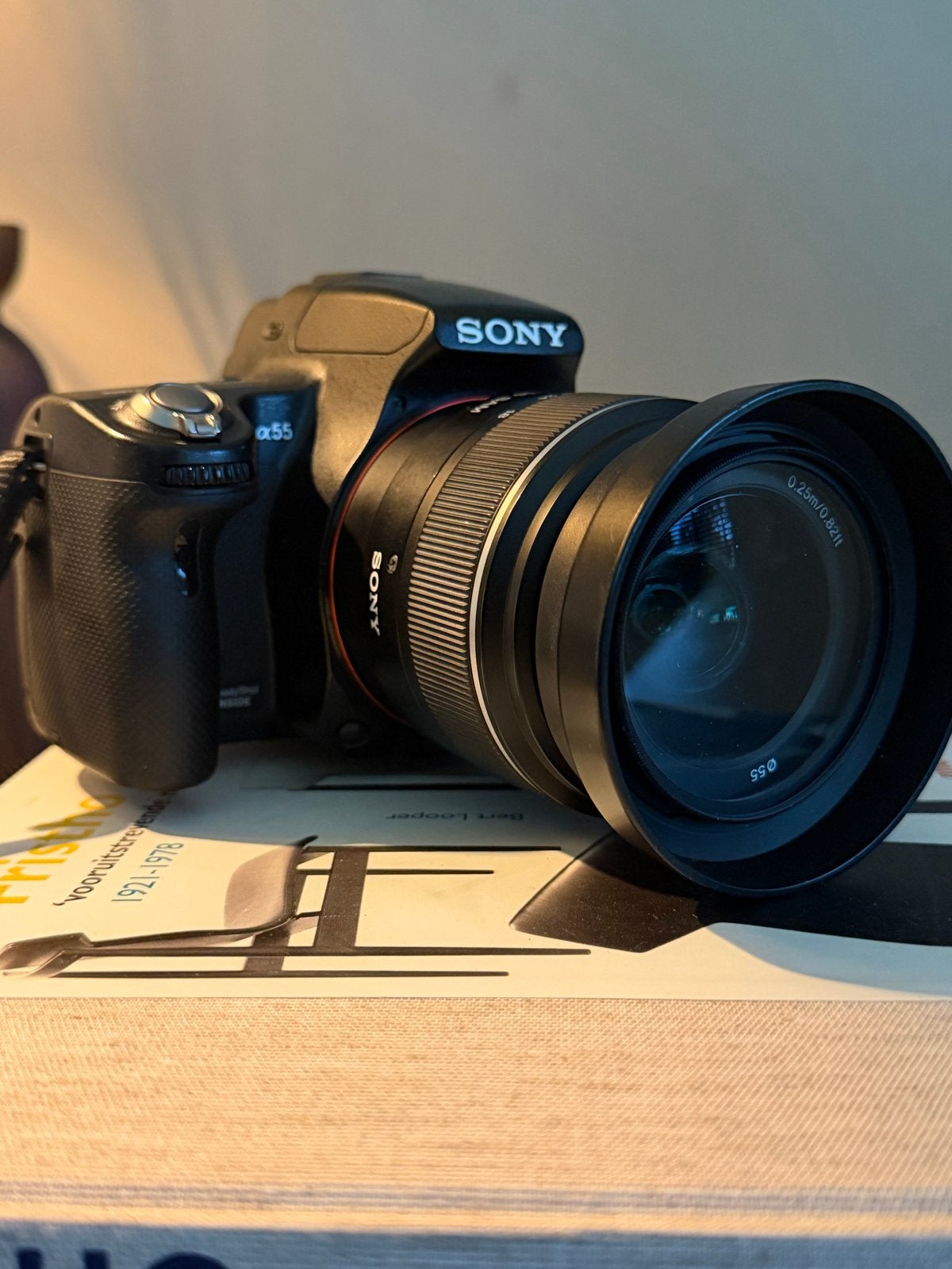 Sony a55v Spiegelreflexcamera met 18-55mm lens, Audio, Tv en Foto, Gebruikt, Spiegelreflex, Beeldstabilisatie, Ophalen of Verzenden