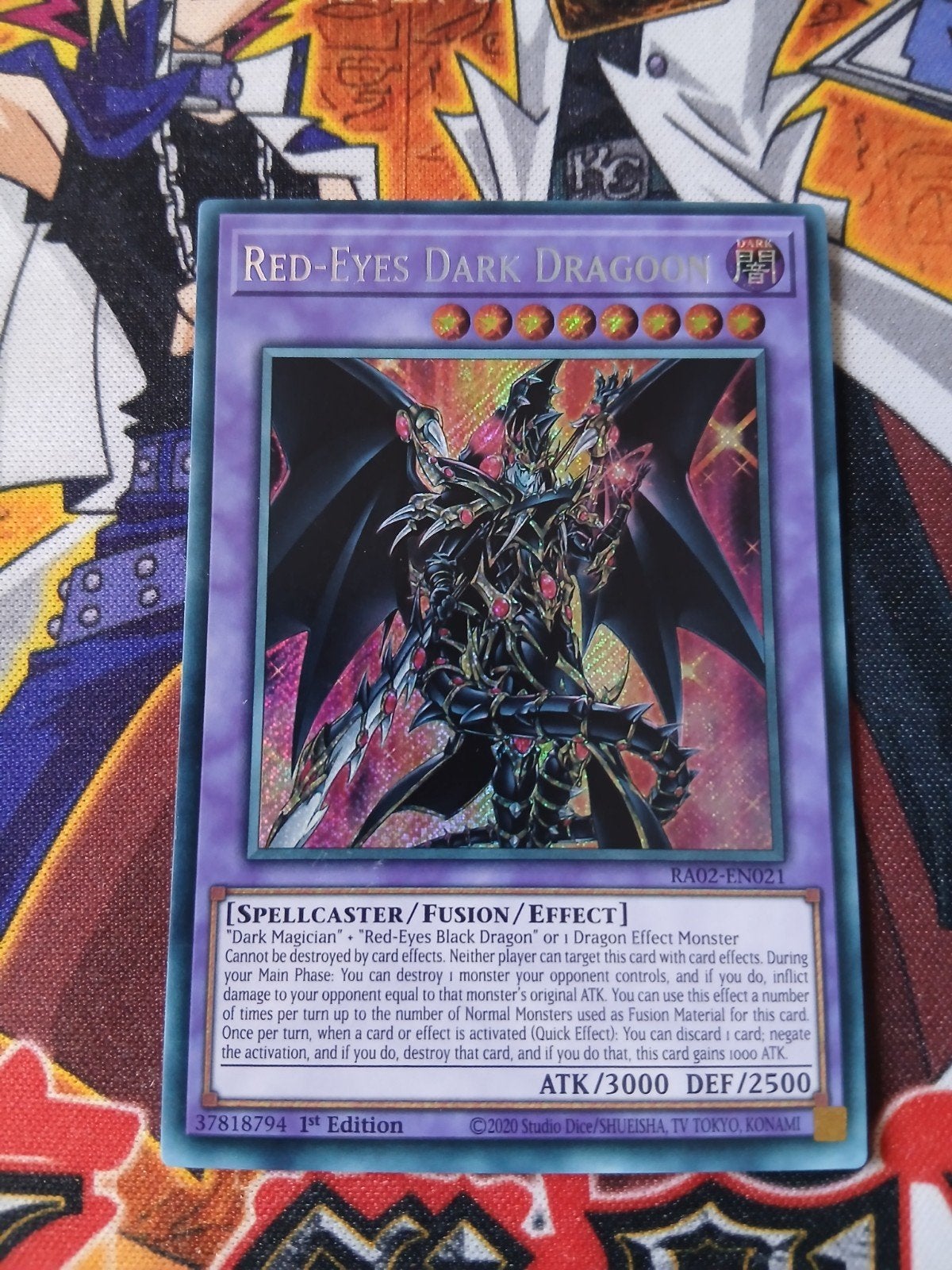 Red-Eyes Dark Dragoon - Secret Rare RA02 - Yu-Gi-Oh, Hobby en Vrije tijd, Verzamelkaartspellen | Yu-gi-Oh!, Ophalen of Verzenden