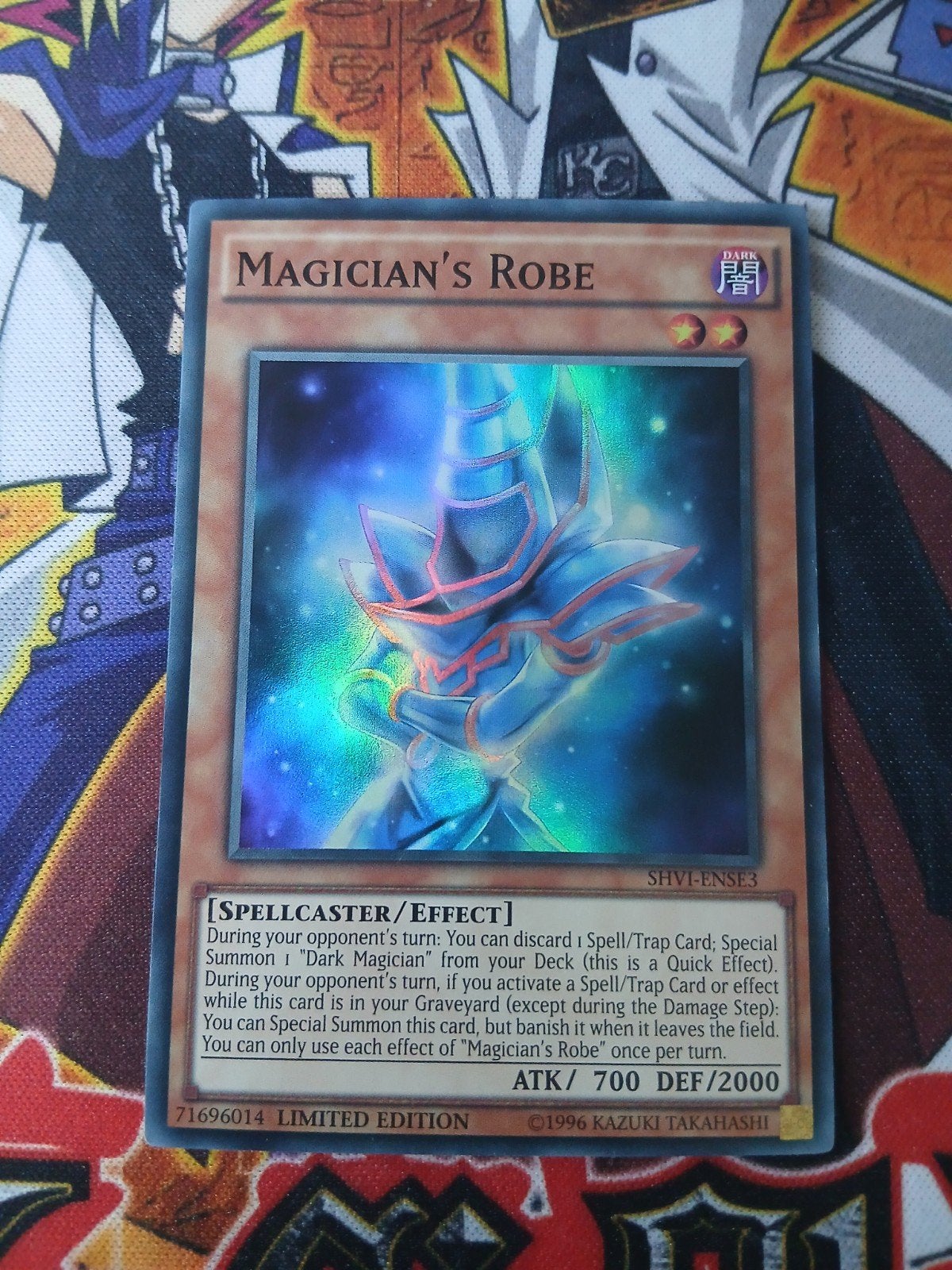 Magicians Robe - Super Rare SHVI - Yu-Gi-Oh, Ophalen of Verzenden, Zo goed als nieuw, Foil