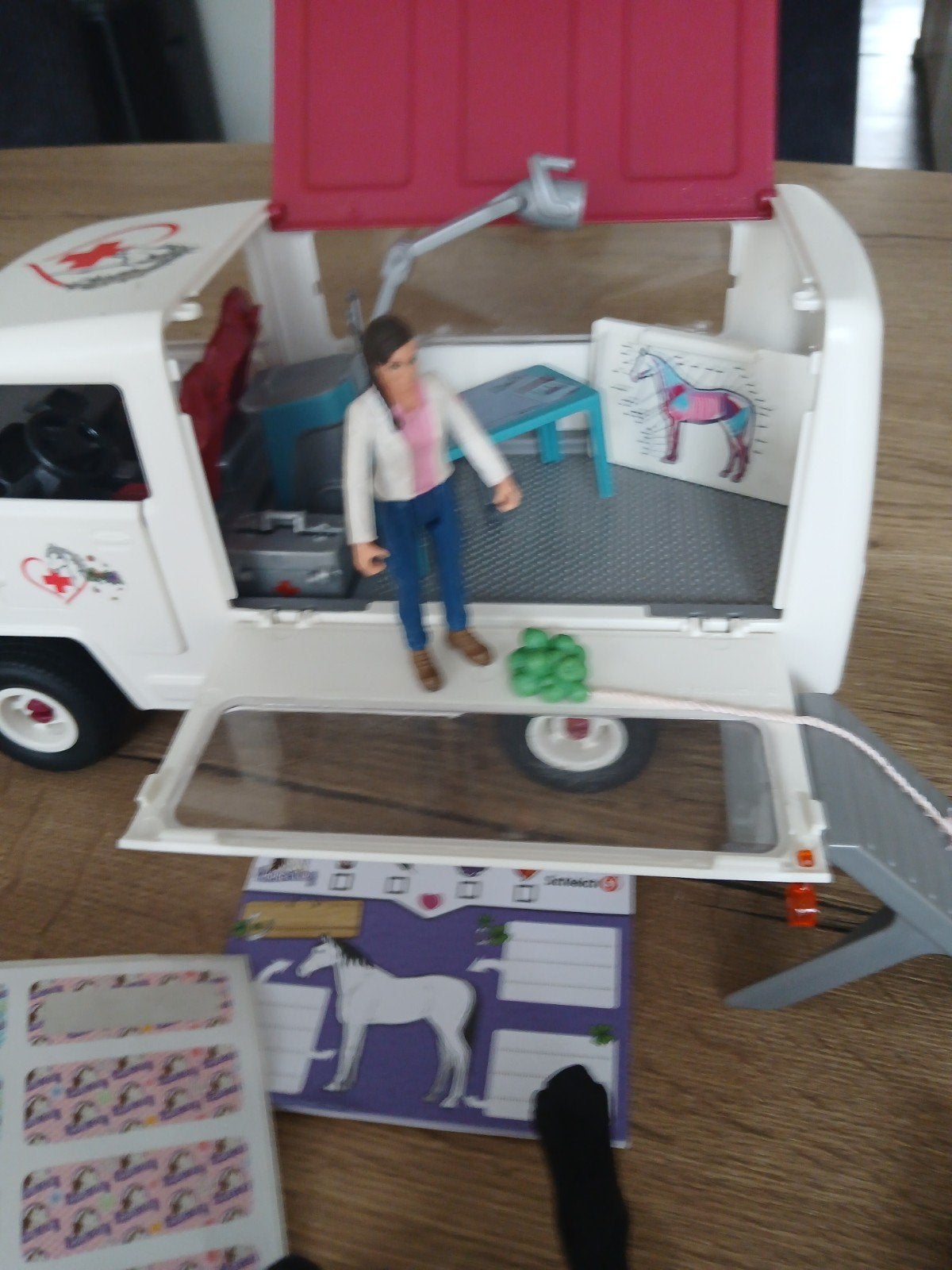 Schleich Dierenarts Mobiele Eenheid met Paard, Ophalen of Verzenden, Zo goed als nieuw