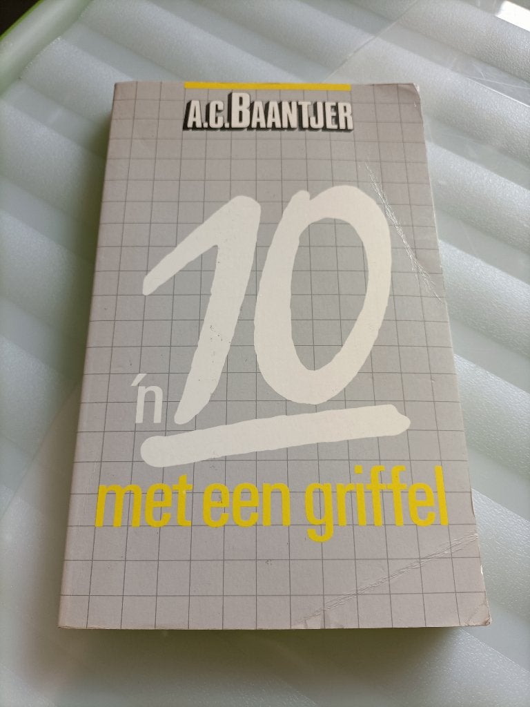 n' 10 met een griffel, Ophalen of Verzenden, Zo goed als nieuw, A. C. Baantjer