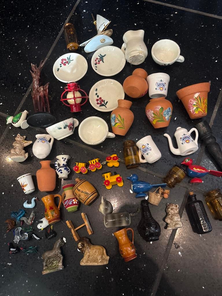 Miniaturen voor letterbak, Verzamelen, Ophalen of Verzenden, Gebruikt