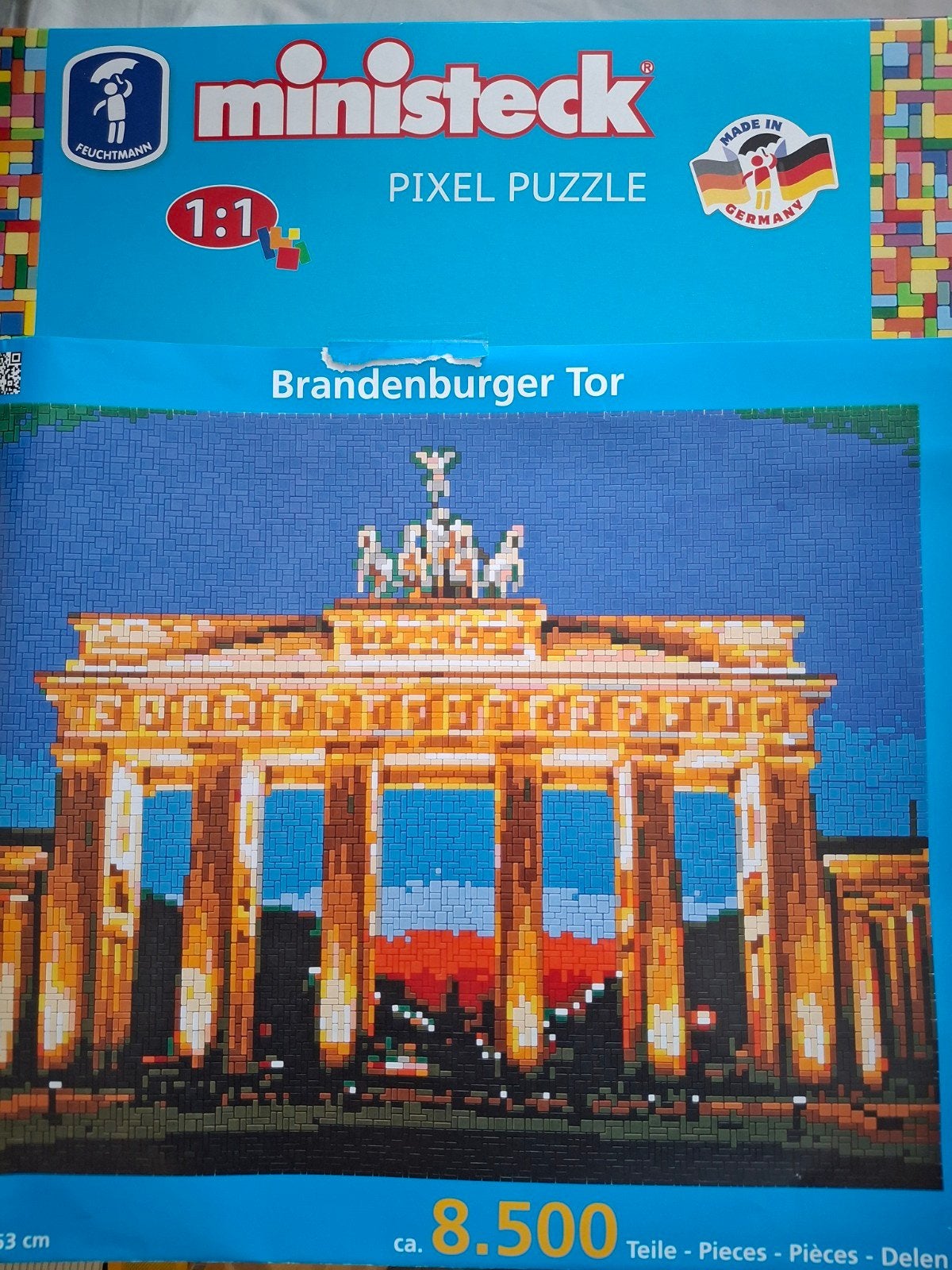 Ministeck Pixel Puzzle Brandenburger Tor - Nieuwstaat, Ophalen of Verzenden, Nieuw, Box-set