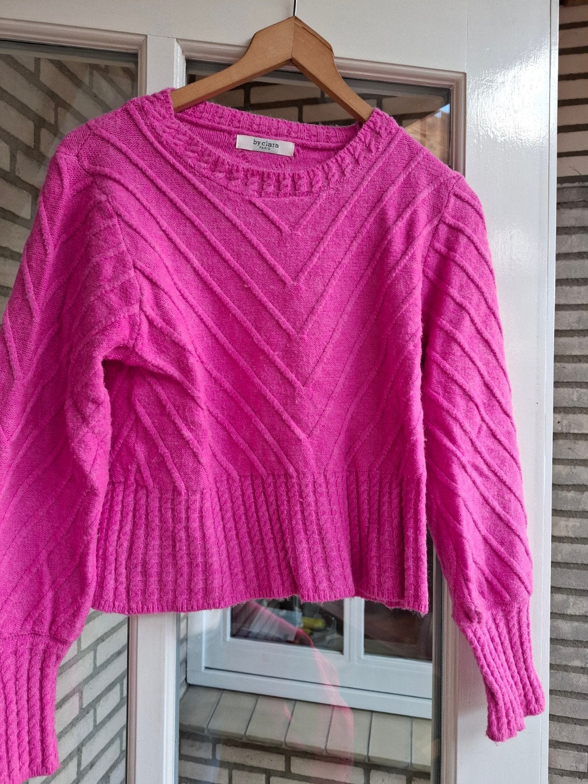 Roze trui by clara PARIS, Maat 38/40 (M), By clara PARIS, Ophalen of Verzenden, Zo goed als nieuw