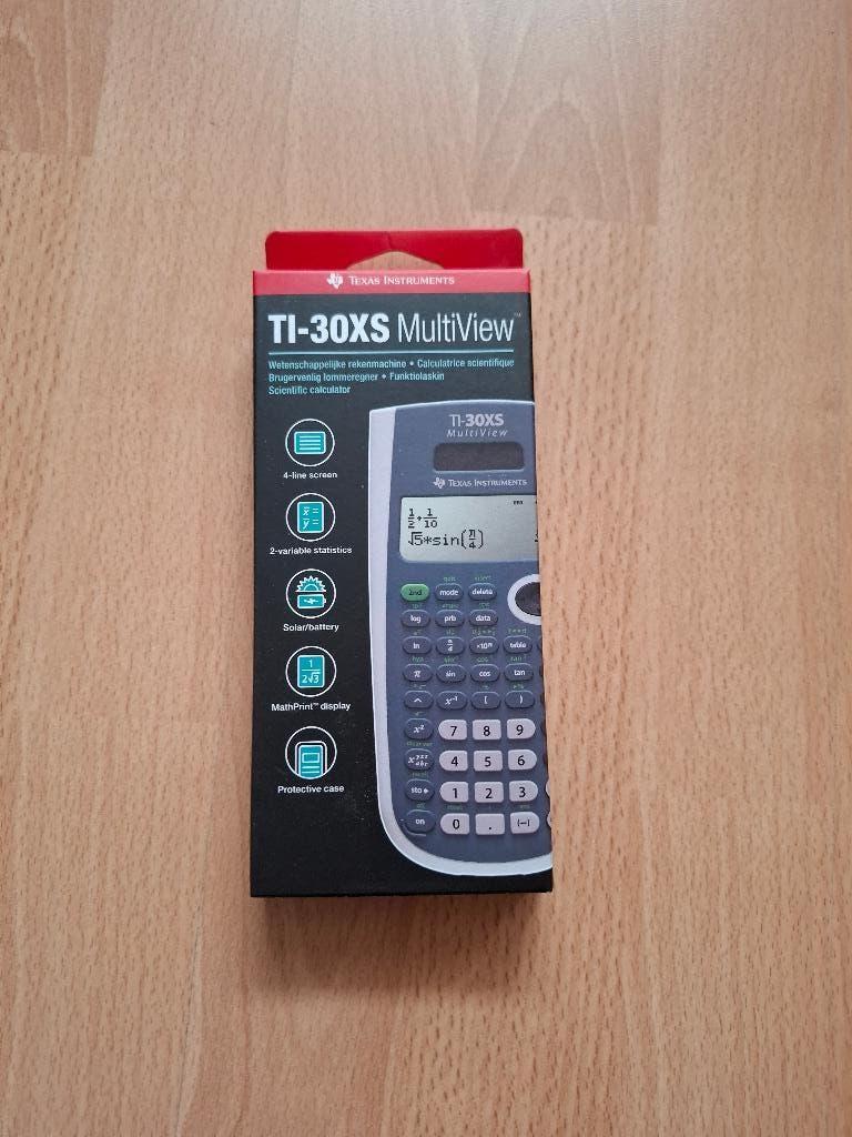 Rekenmachine - Texas Instruments TI-30XS Multiview, Diversen, Rekenmachines, Verzenden, Zo goed als nieuw