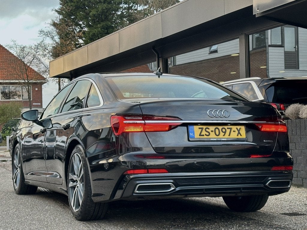 Audi A6 Limousine 55 TFSi 3.0 6 CIL QUATTRO 340PK S-LINE LED, Auto's, Audi, Automaat, Gebruikt, 2995 cc, 2000 kg