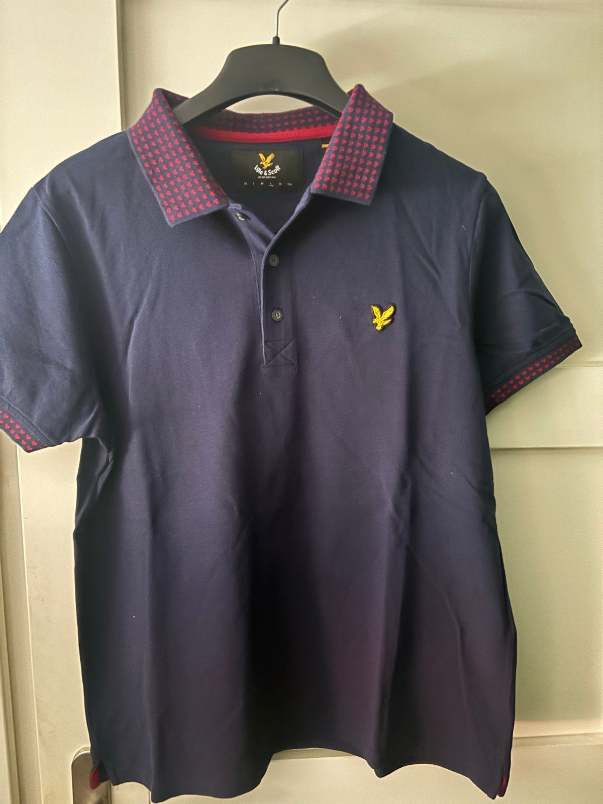Lyle & Scott polo maat L - Zeer goede staat, Ophalen of Verzenden, Zo goed als nieuw, Maat 52/54 (L), Blauw