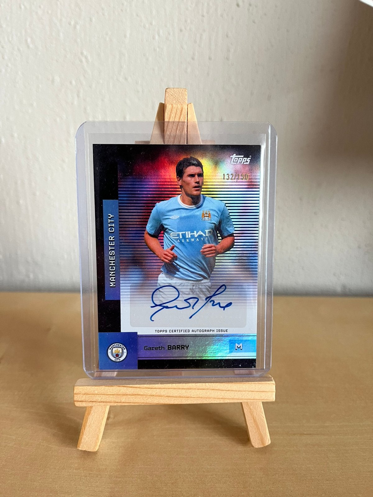 Topps Gareth Barry Manchester City 25/26 Autograph 132/150, Ophalen of Verzenden, Nieuw, Plaatje