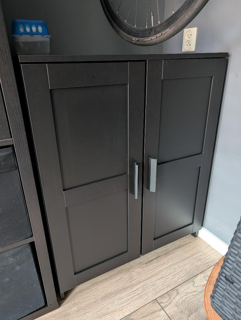 IKEA Brimnes kast – Zwart, Huis en Inrichting, Kasten | Kledingkasten, Ophalen, 100 tot 150 cm, 50 tot 100 cm, 25 tot 50 cm