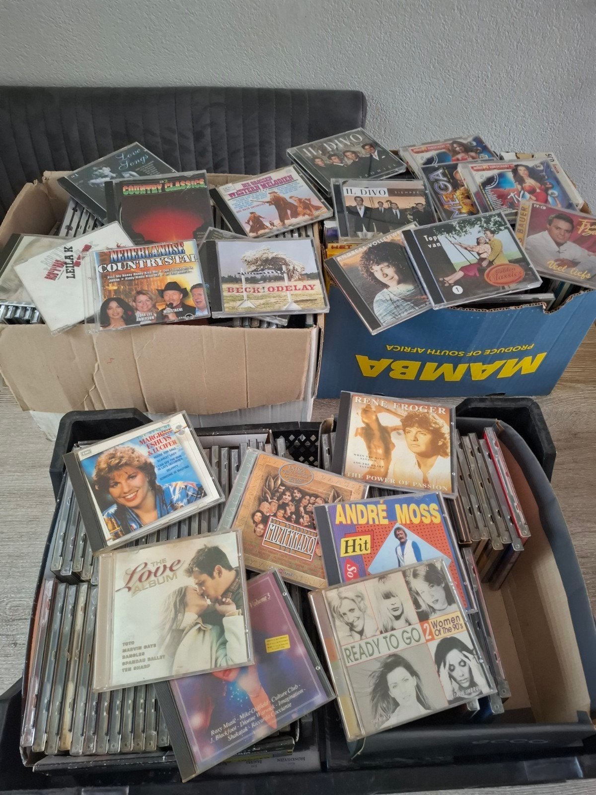 3 Dozen CD's van Alles Wat - Diverse Genres, Ophalen, Gebruikt, Verzamelalbum, Inclusief doosje