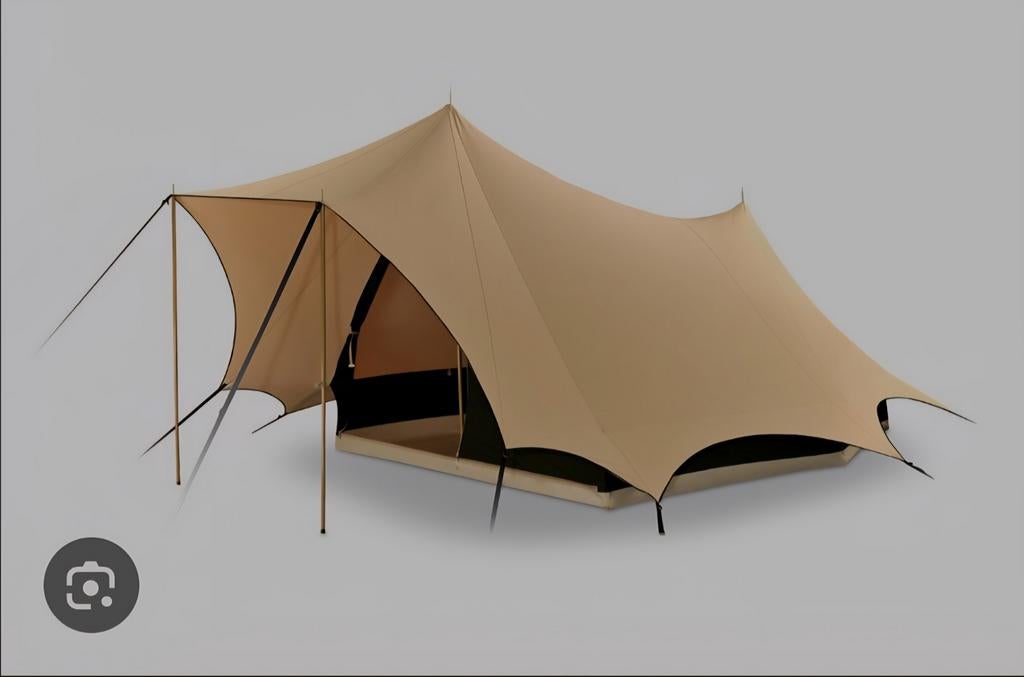 Complete kampeeruitrusting: tent, matras en kasten, Ophalen
