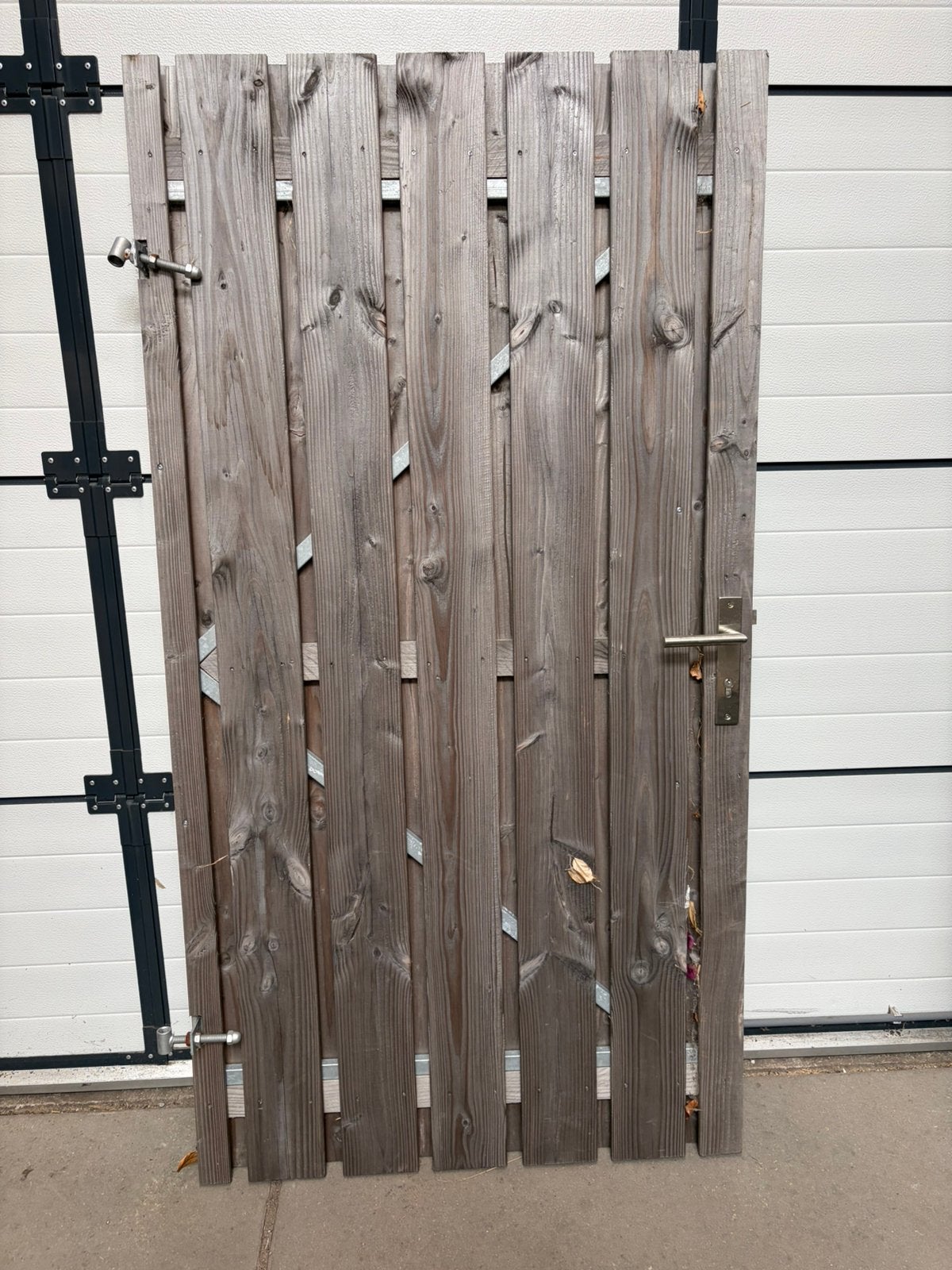 Poortdeur douglas 100x190 cm, Ophalen, Minder dan 3 meter, Hout, 1 tot 2 meter