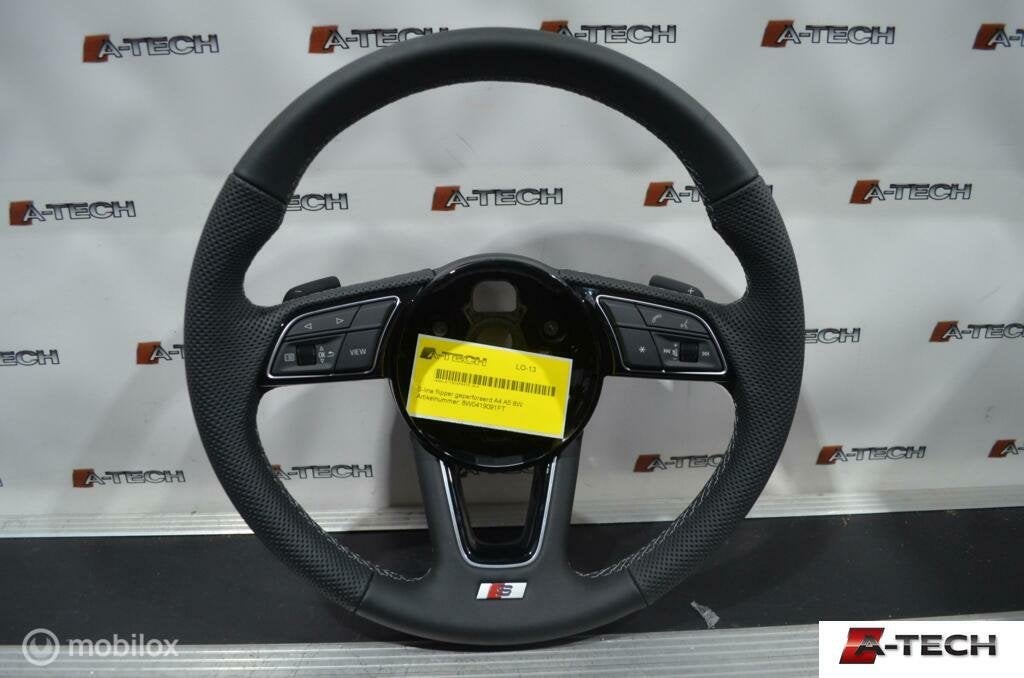 Stuur S-line Flippers Audi A4 A5 8W F5 LO-12 8W0419091FT, Audi, Nieuw, Audi, Ophalen of Verzenden