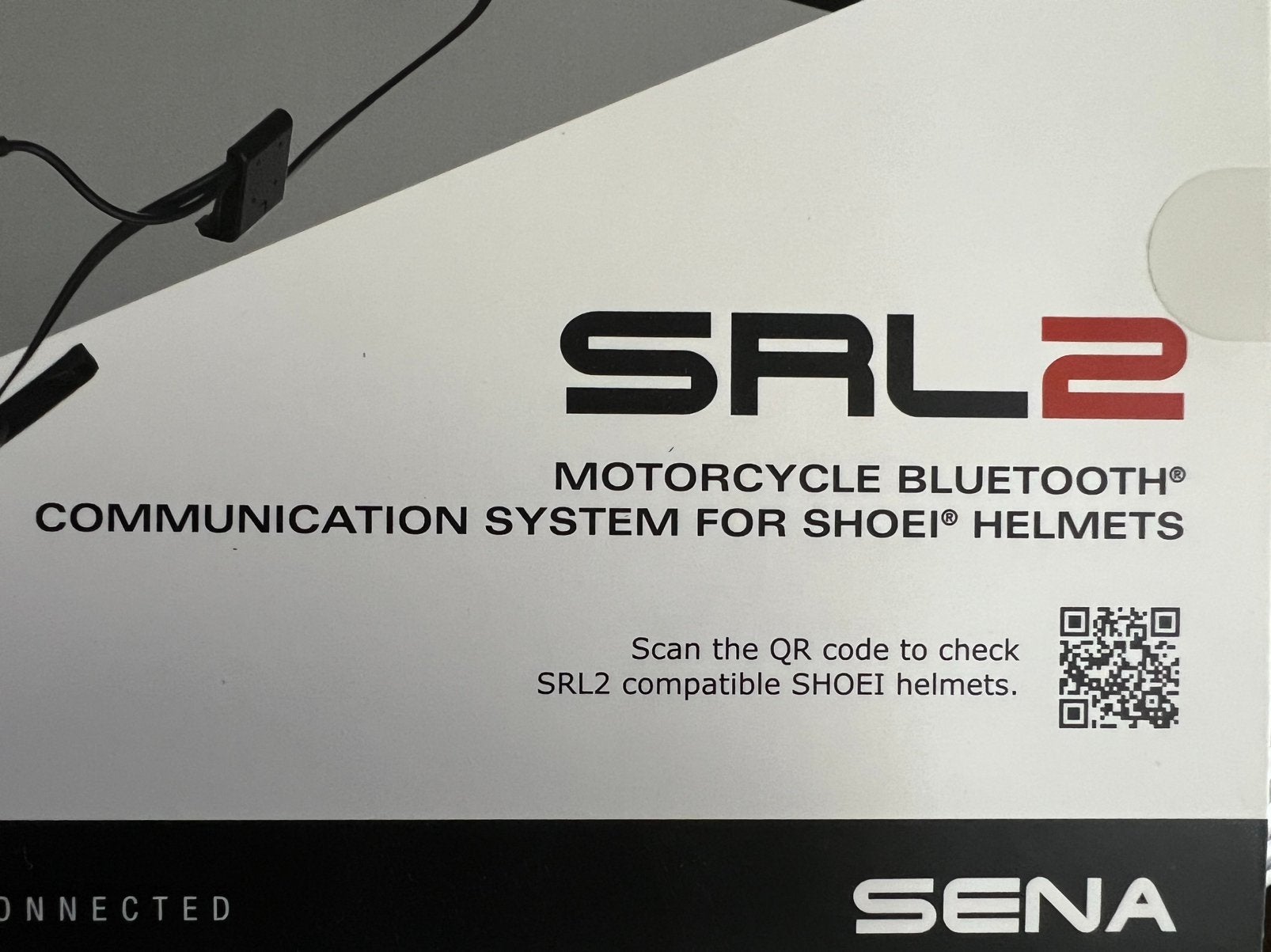 Sena SLR2 voor Shoei GT-Air II / Neotec II  compleet in doos, Motoren, Accessoires | Overige, Ophalen of Verzenden, Gebruikt