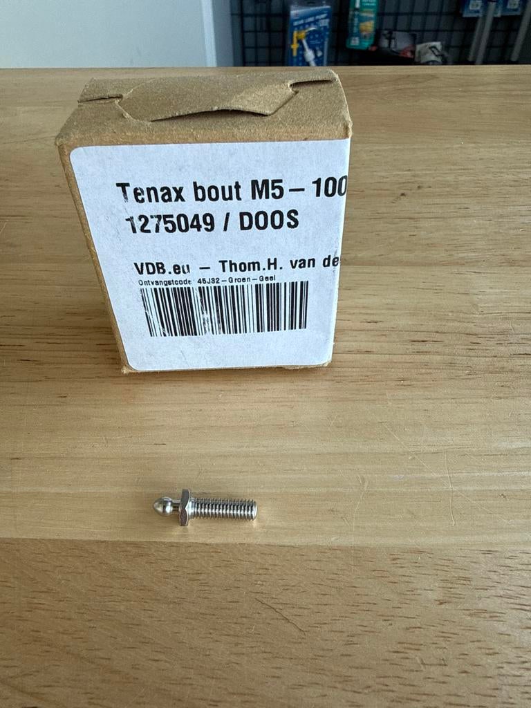 100 Tenax bouten M5 voor boot, zonder moeren, Ophalen of Verzenden, Nieuw, Overige typen