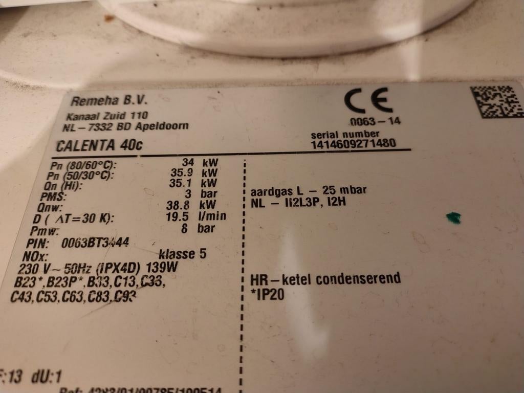Ketel remeha met defecte onderdelen, Doe-het-zelf en Verbouw, Verwarming en Radiatoren, Ophalen
