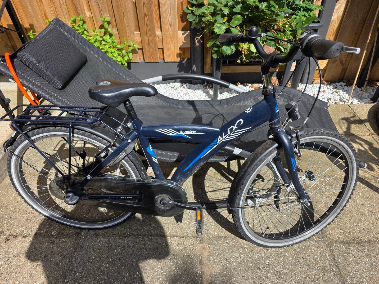 Jongensfiets 24 inch - Aldo Roadfox, Terugtraprem, Gebruikt, Versnellingen, Minder dan 49 cm