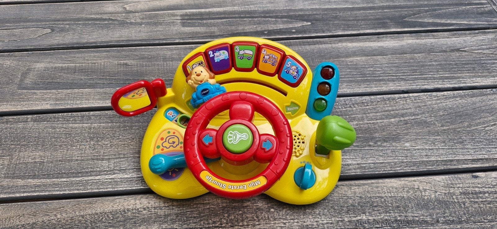 VTech Baby Mijn Eerste Auto Stuur, Ophalen, Gebruikt, Auto, Met licht