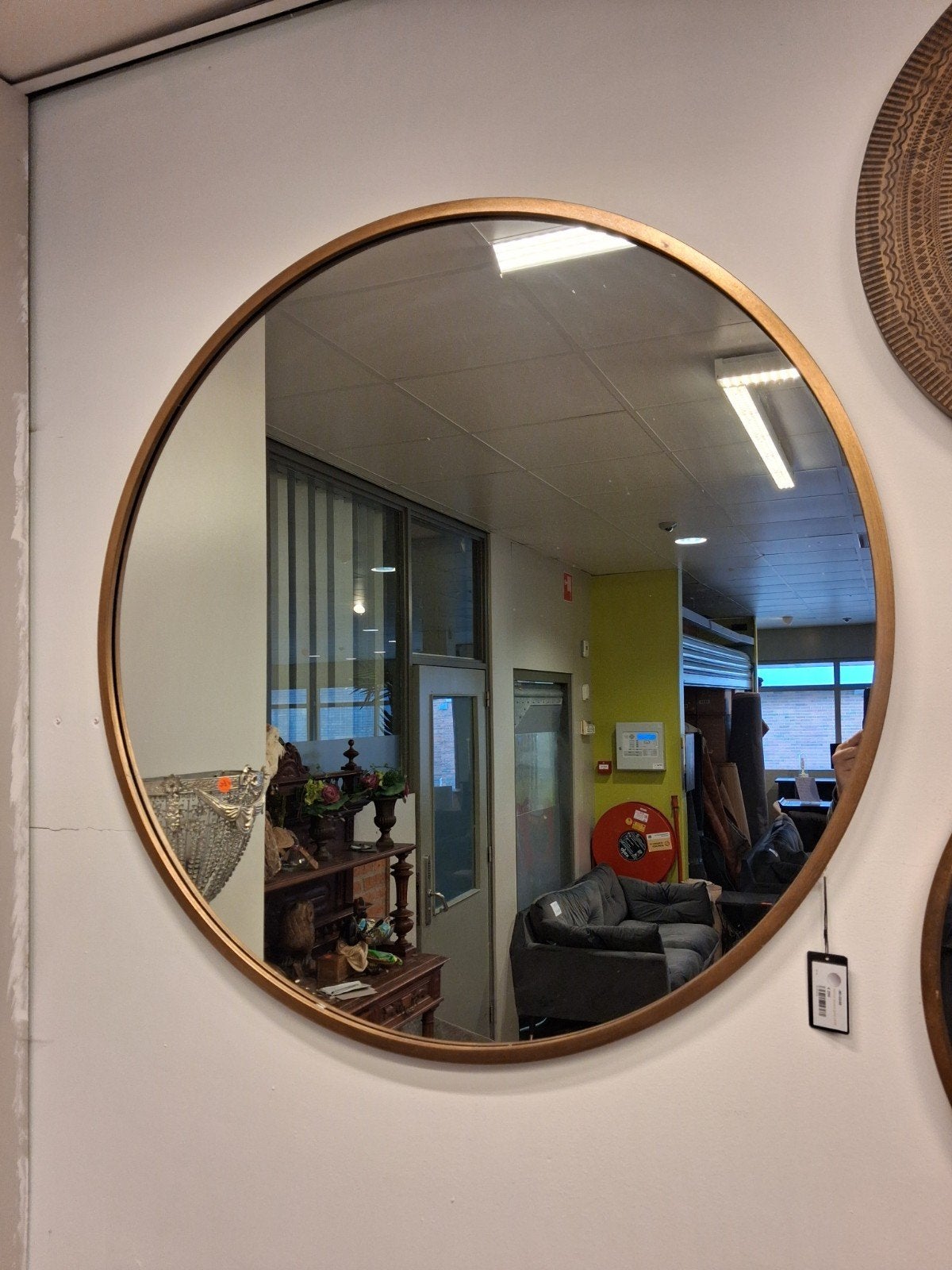 nieuwe Richmond Maevy spiegel rond 70cm gold €175, Ophalen, ., Rond, Nieuw
