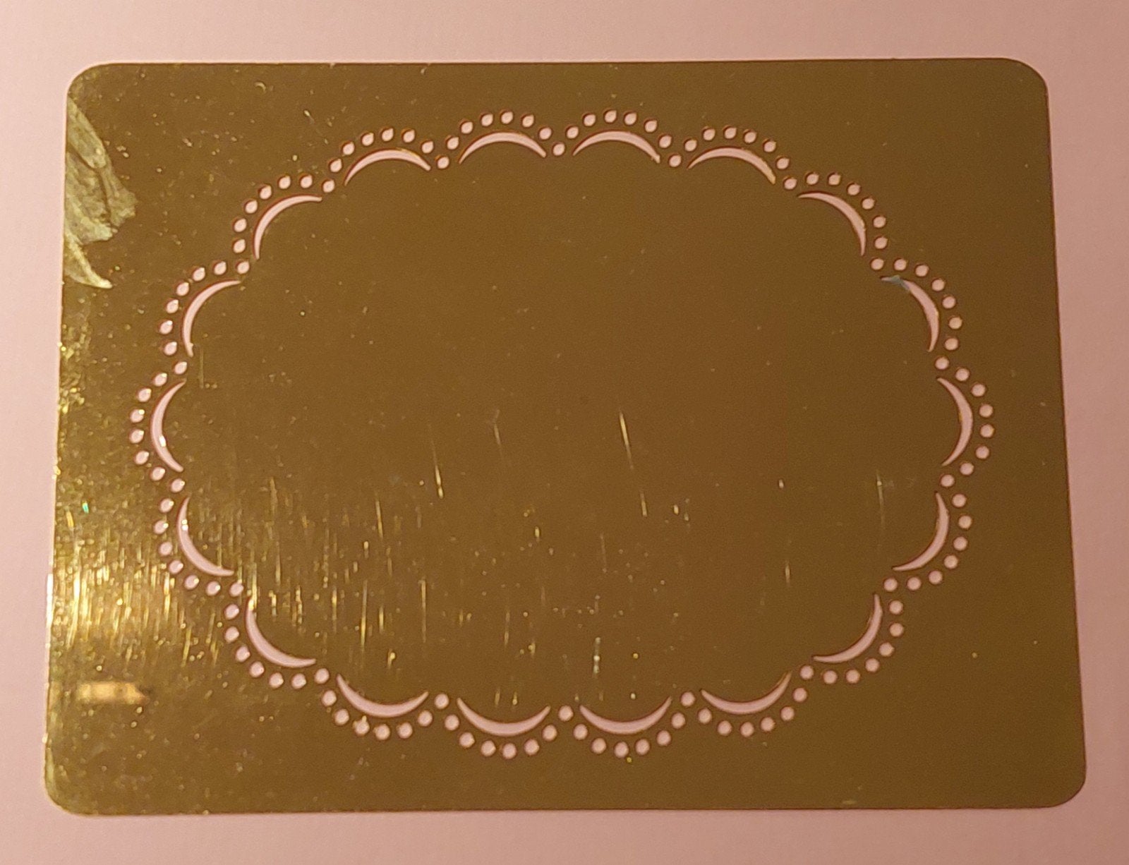Embossing mal - Ovaal Frame, Ophalen of Verzenden, Zo goed als nieuw, Overige thema's, Pons of Mal
