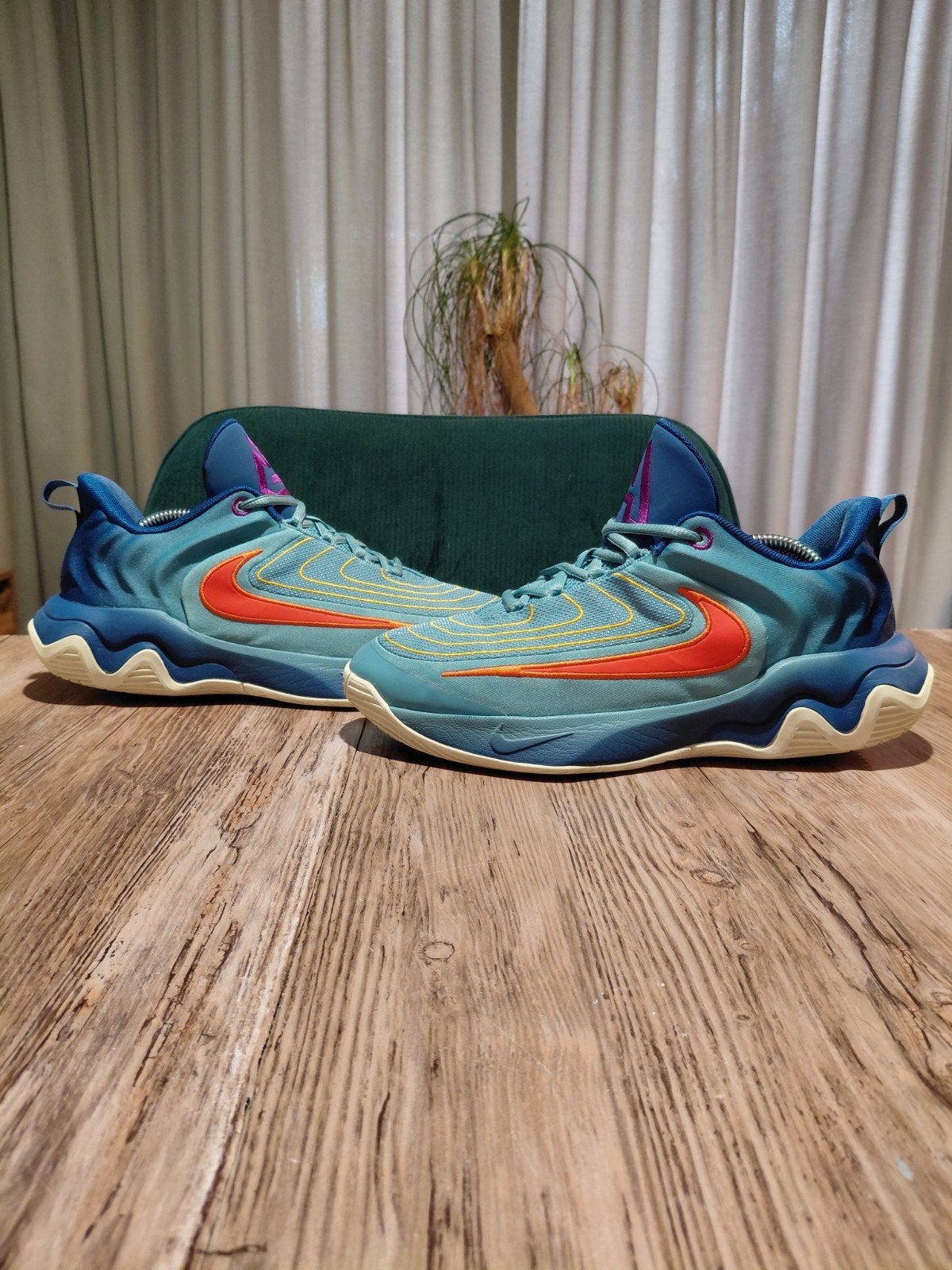 Nike Giannis Immortality 4 'Denim Turquoise' Size 39, Blauw, Nike, Ophalen of Verzenden, Sneakers of Gympen