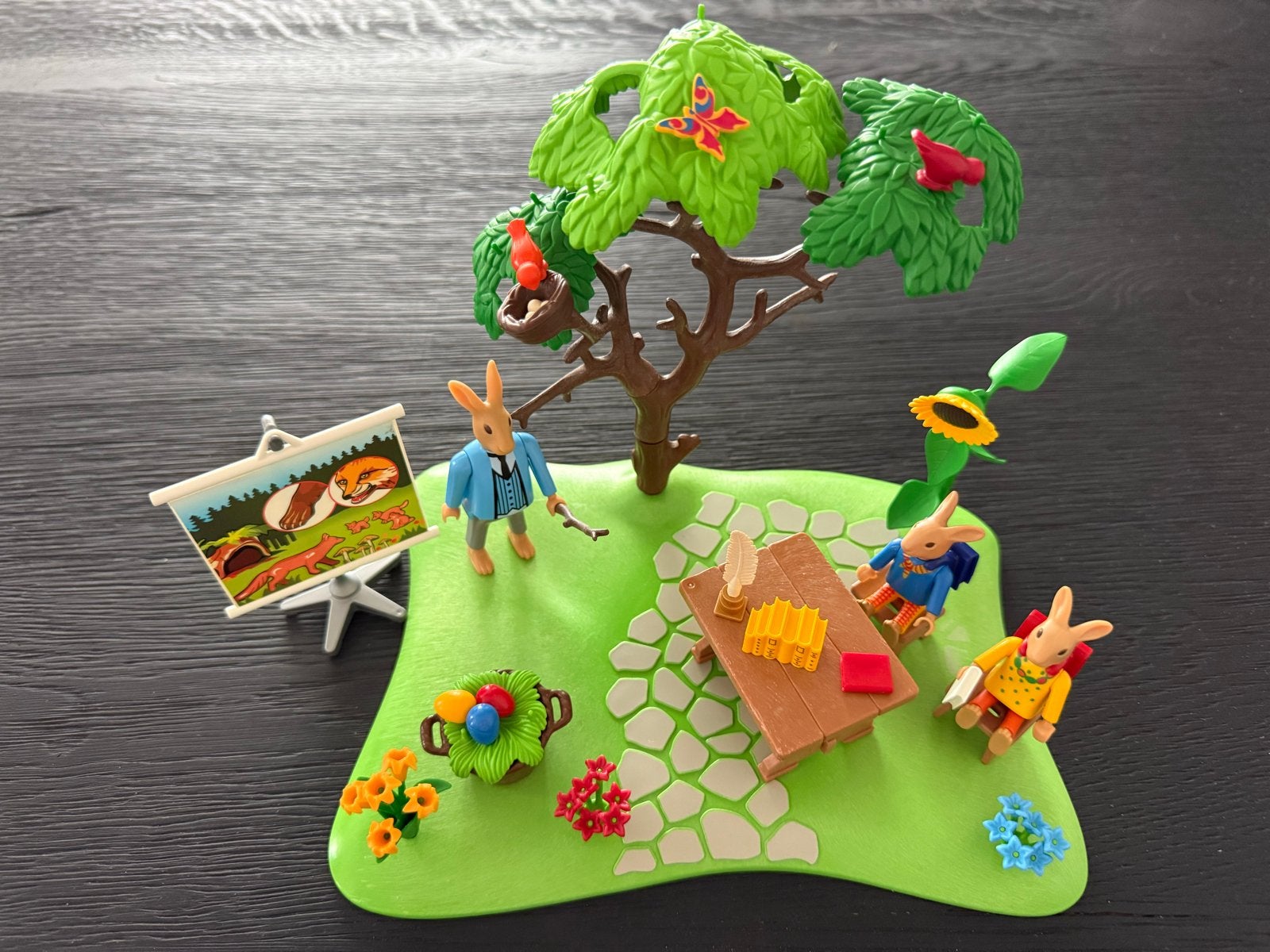 Playmobil Paasfeest Konijnenfamilie 6173, Kinderen en Baby's, Gebruikt, Complete set, Ophalen of Verzenden, Figuren