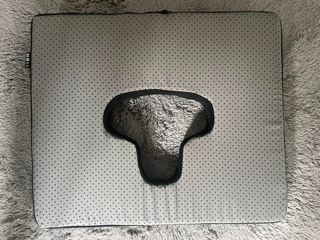 Orthopedisch zitkussen, Ophalen of Verzenden, Nieuw, Zwart, Vierkant
