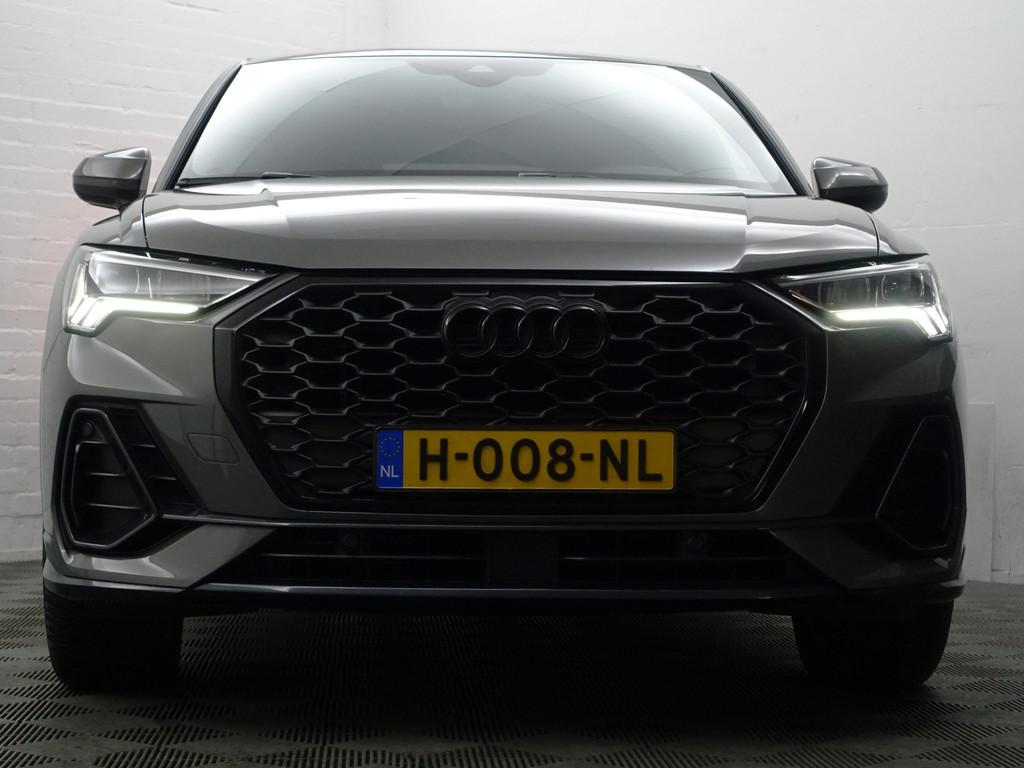 Audi Q3 Sportback 35 TFSI S Edition Aut- Xenon Led, Carplay,, Auto's, Stof, 4 cilinders, Met garantie (alle), 1505 kg