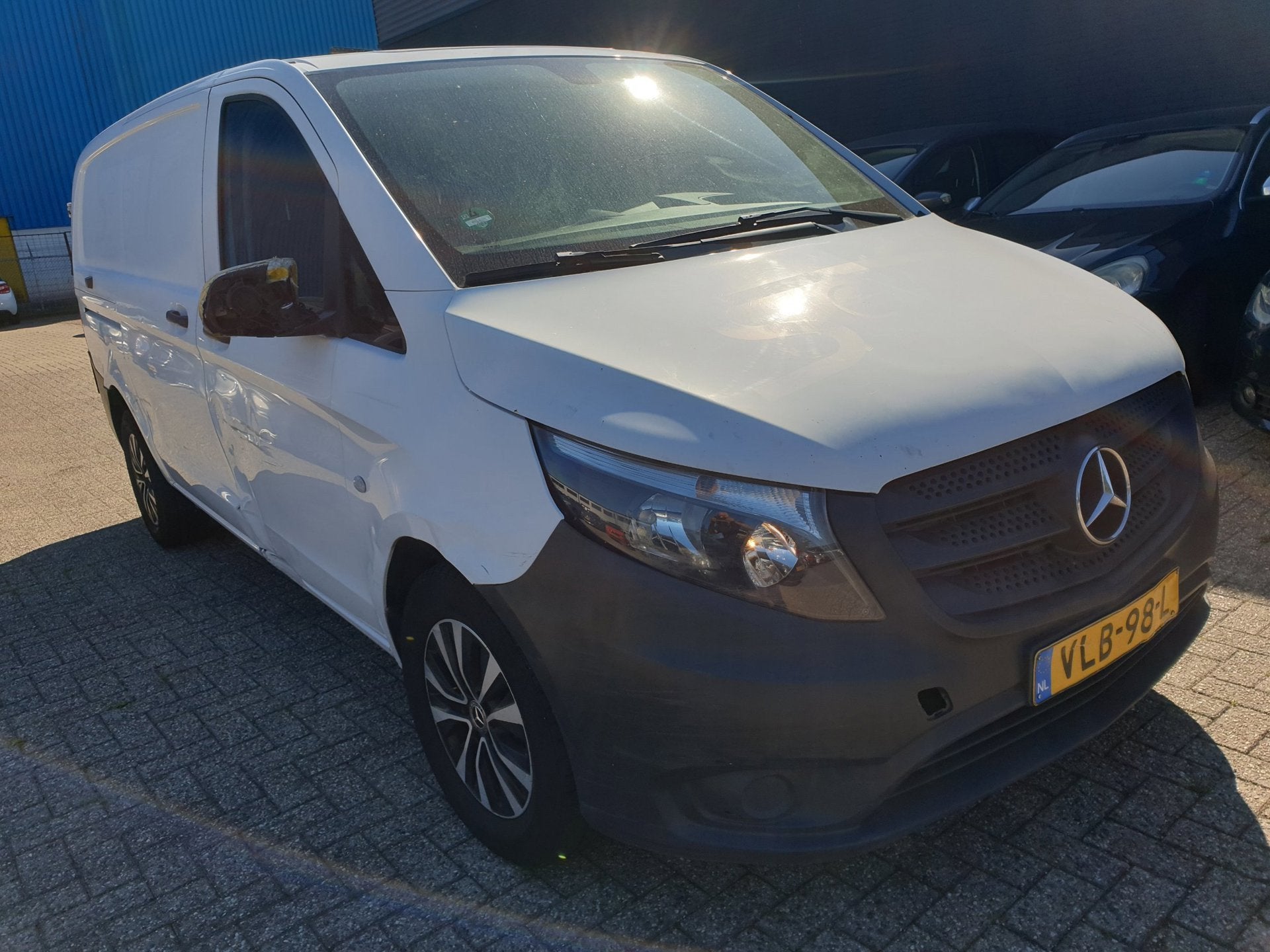 Mercedes-Benz Vito 111 CDI Lang, Auto diversen, Schadeauto's, Overige carrosserieën, Wit, Mercedes-Benz, 1598 cc