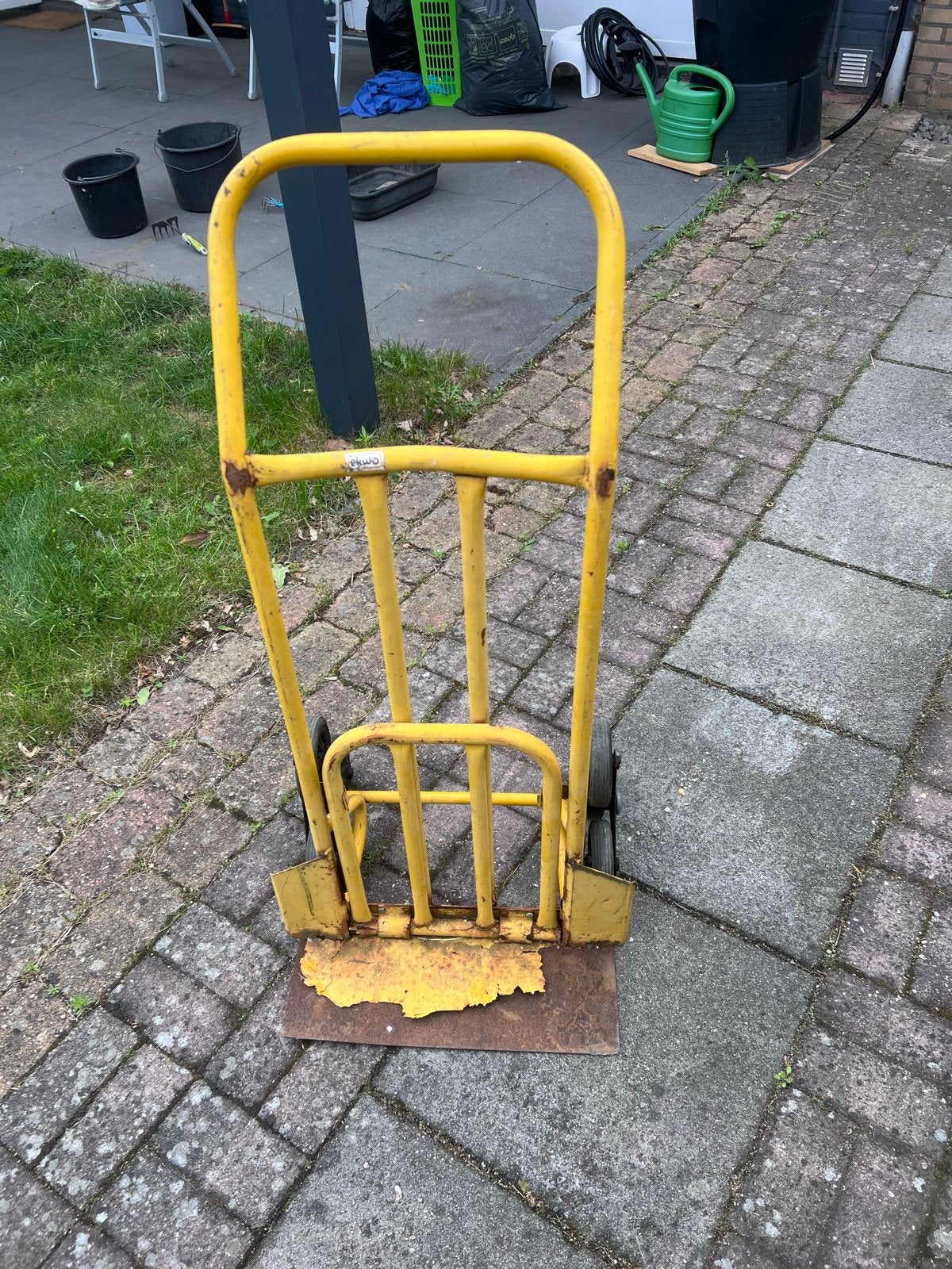 Steekwagen met traploop functie, Doe-het-zelf en Verbouw, Transportwagens, 60 tot 80 liter, Ophalen, Gebruikt, Steekwagen
