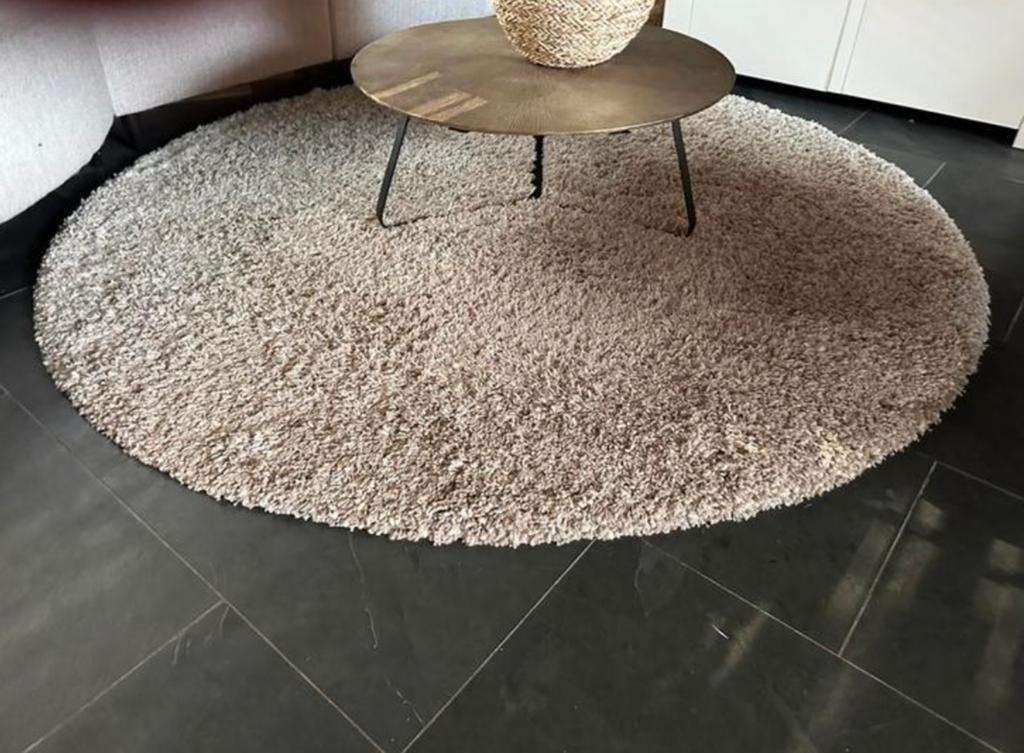 Rond kleed beige 200 cm. Model Twilight van Bommel, Ophalen, Beige, Rond, Zo goed als nieuw