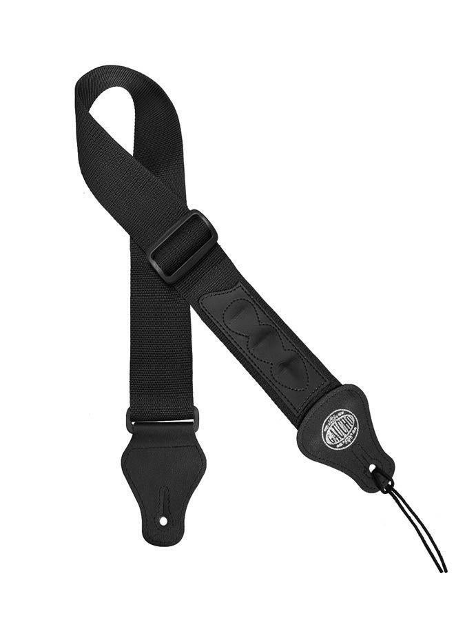 Gaucho GST-55-BK gitaarriem met 3 plectrumhouders zwart, Muziek en Instrumenten, Instrumenten | Toebehoren, ., Nieuw, Ophalen of Verzenden