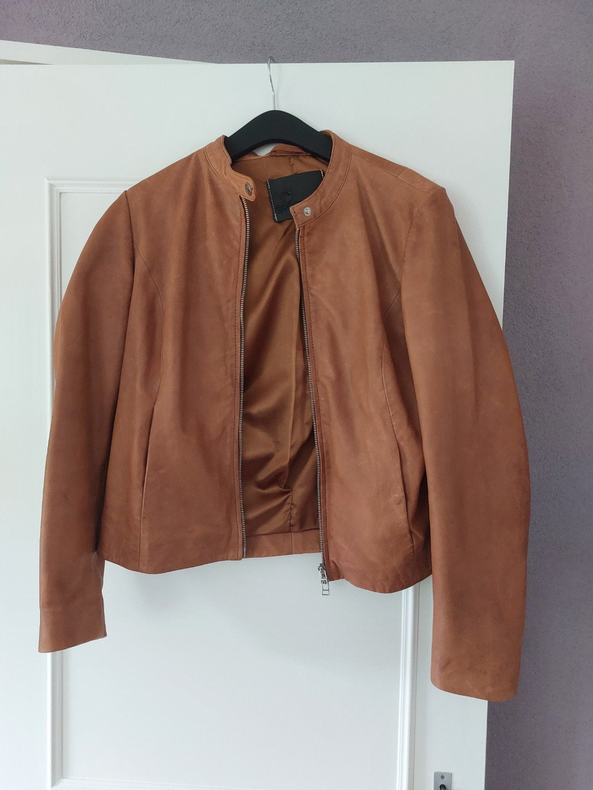 Goosecraft GC Anna Leren Jas - Maat XL, Goosecraft, Bruin, Maat 46/48 (XL) of groter, Ophalen of Verzenden