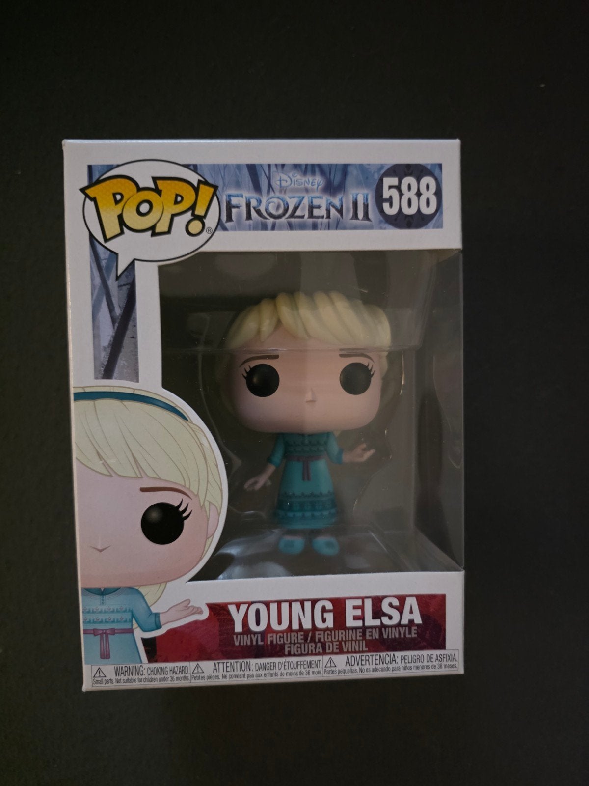 Funko Pop! Disney Frozen II - Young Elsa #588, Ophalen of Verzenden, Nieuw