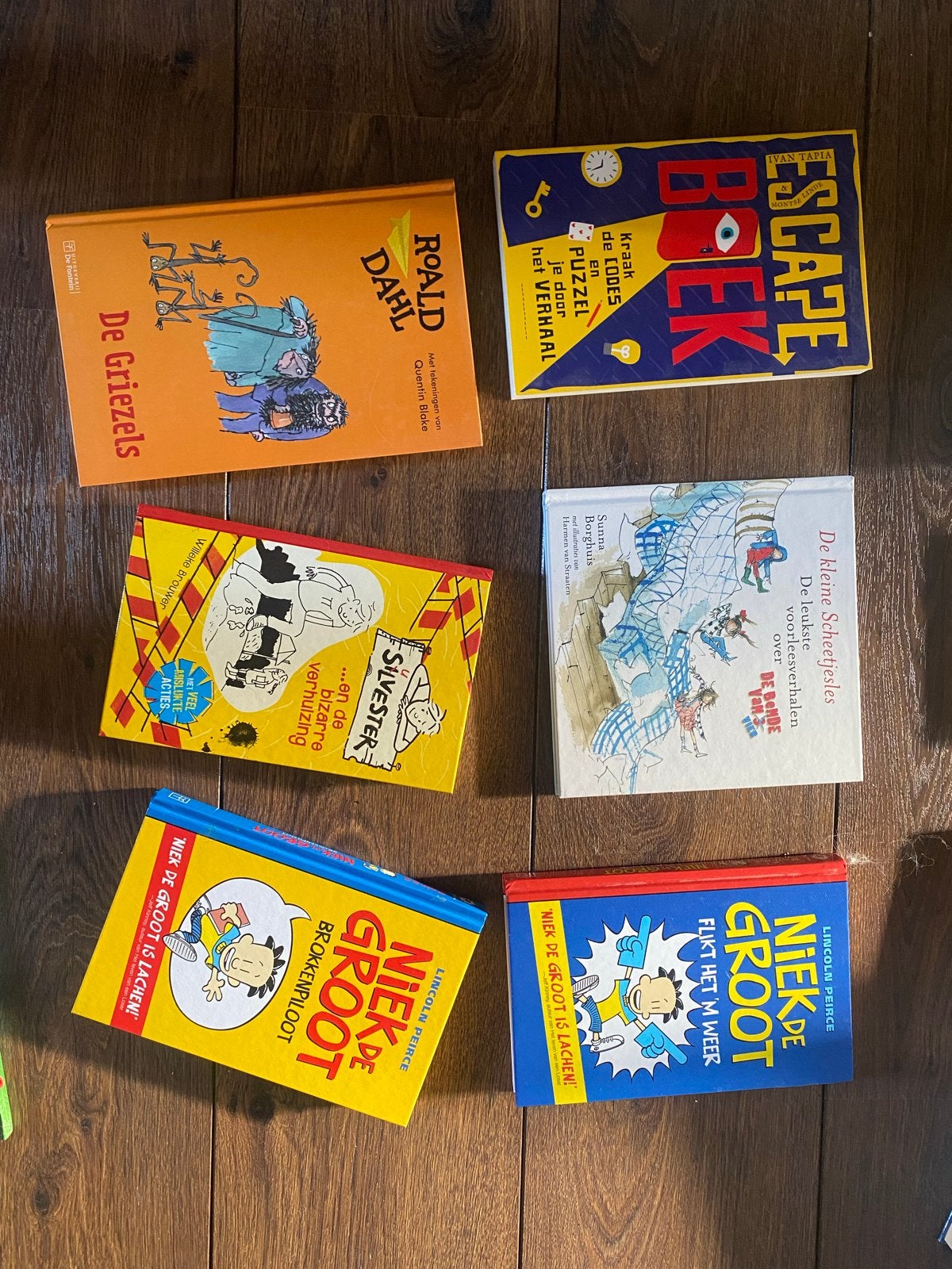 Kinderboekenpakket: Roald Dahl, Niek de Groot, Escape Boek, Ophalen of Verzenden, Gelezen, Fictie algemeen