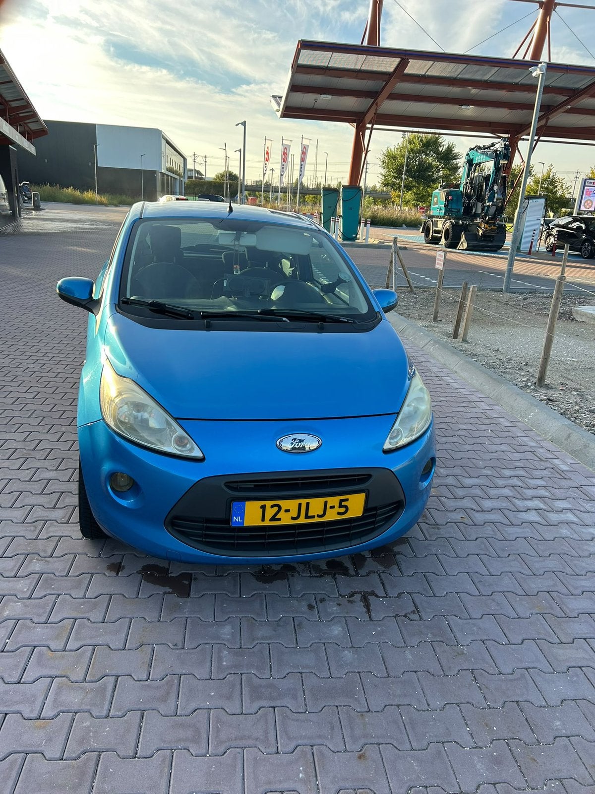 Ford Ka 1.2 51KW 2009 Blauw, Voorwielaandrijving, 1242 cc, 4 cilinders, Origineel Nederlands