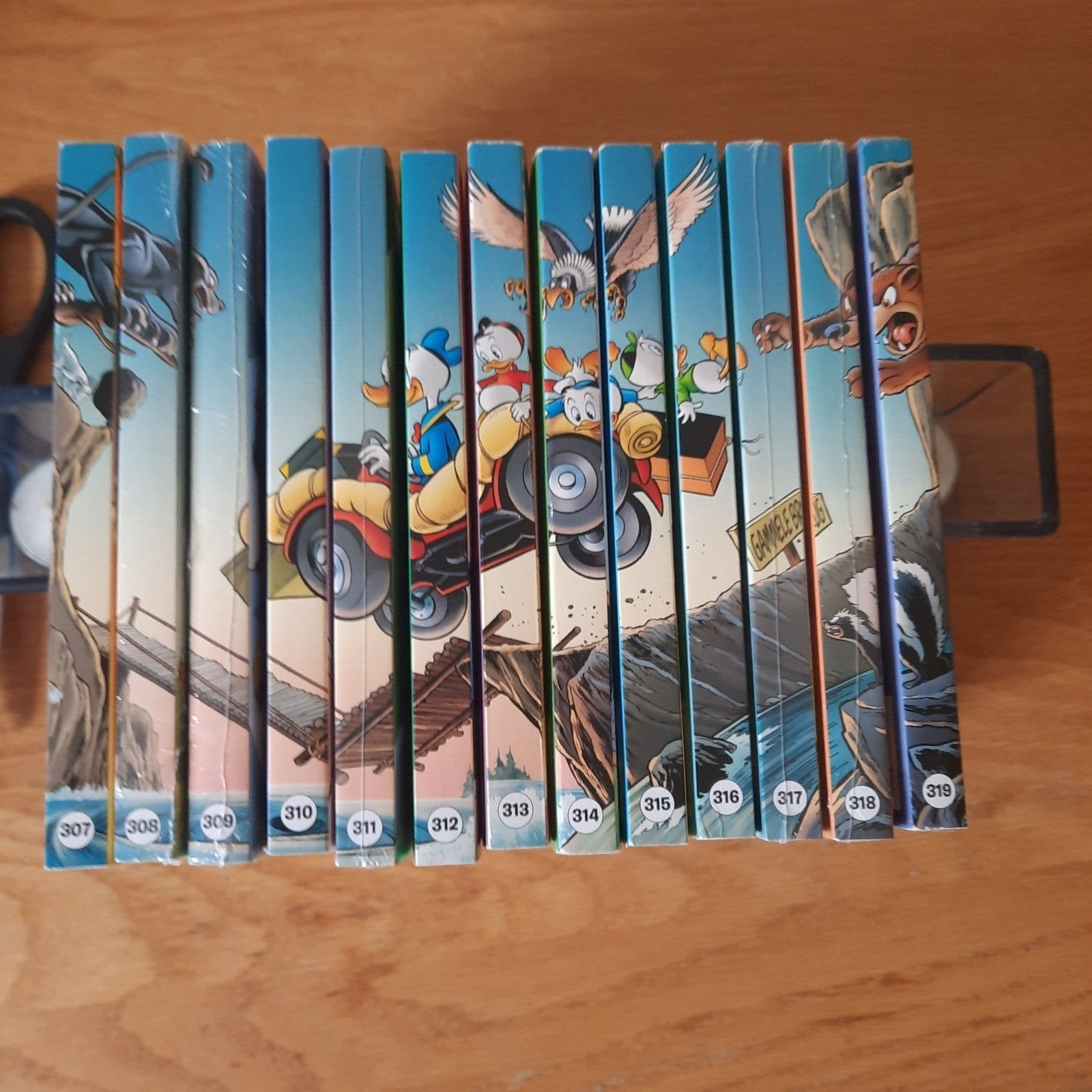 Donald Duck Pocketreeks - Complete serie 307-319, Boeken, Complete serie of reeks, Ophalen of Verzenden, Zo goed als nieuw, Walt Disney Company
