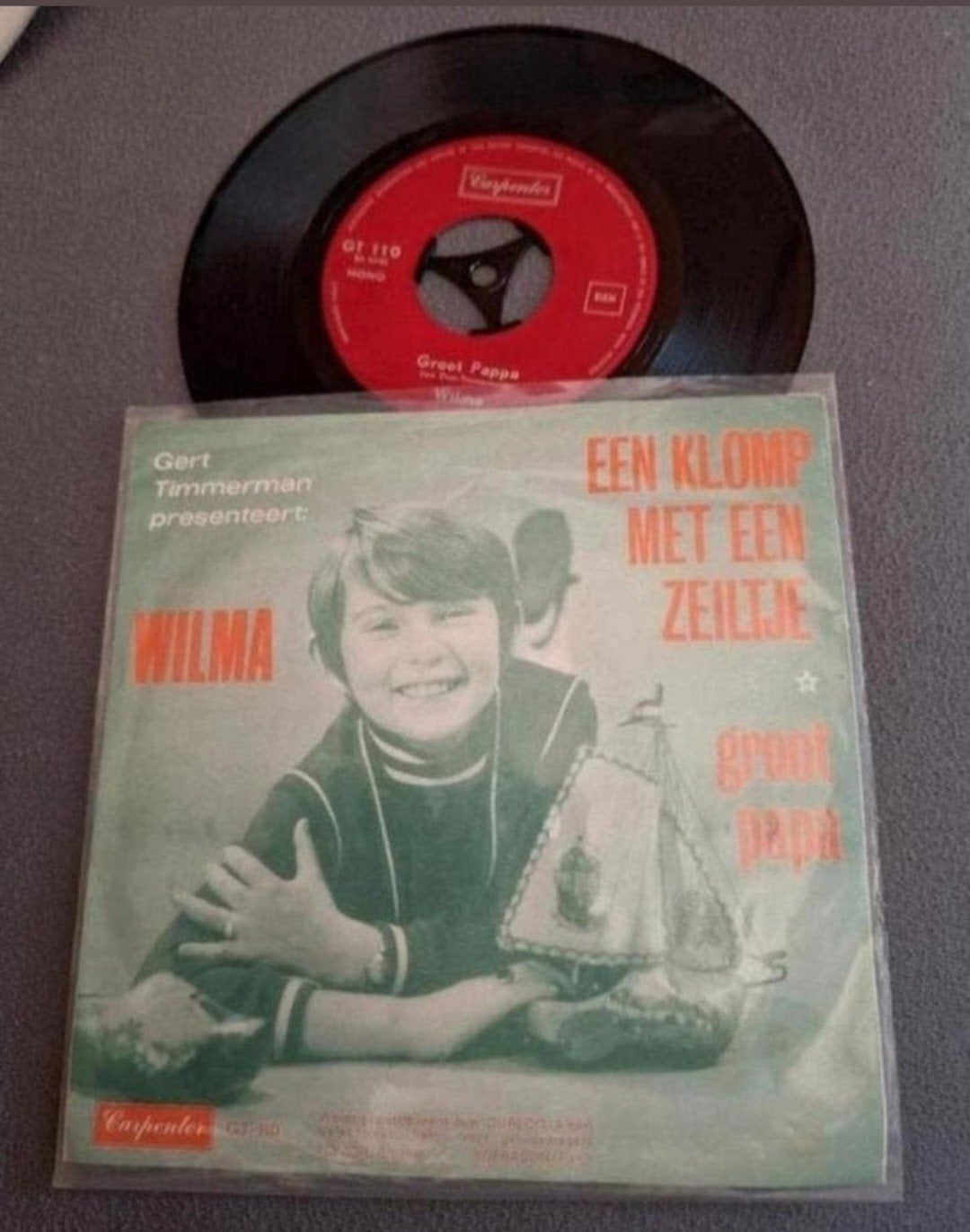Wilma - Een Klomp Met Een Zeiltje / Groot Pappa, Gebruikt, 7 inch, Ophalen of Verzenden, EP