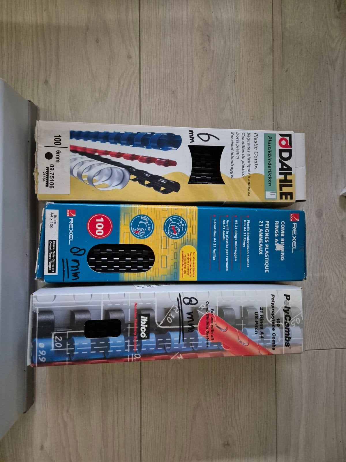 Ibico Combman inbindmachine met diverse inbindruggen, Ophalen of Verzenden, Gebruikt