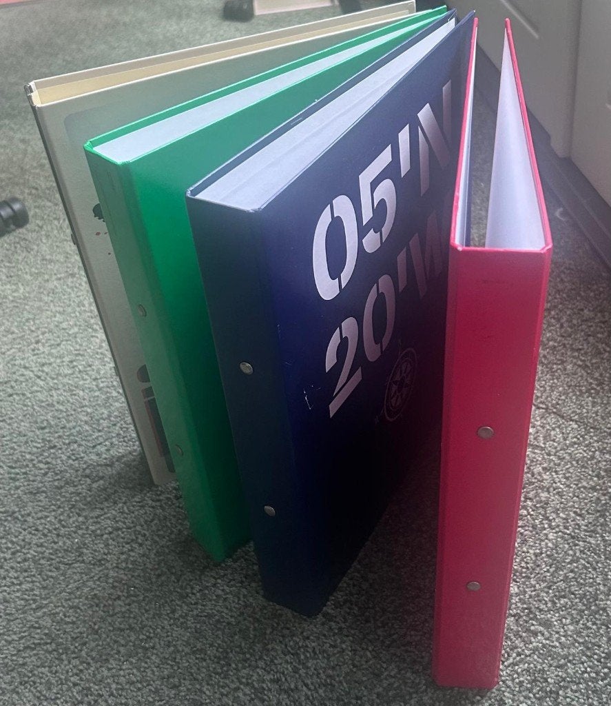 Ordners / mappen 2 rings, Ophalen, Zo goed als nieuw