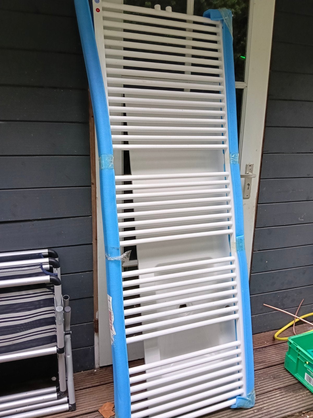 Nieuwe witte radiator met bovenaansluiting, Ophalen, Radiator, Nieuw, Minder dan 60 cm