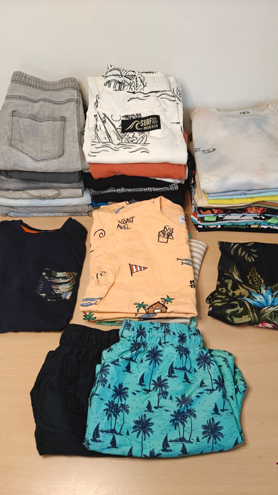 Groot kledingpakket voor jongens 134/140, Gebruikt, Shirt of Longsleeve, Jongen, Diverse merken